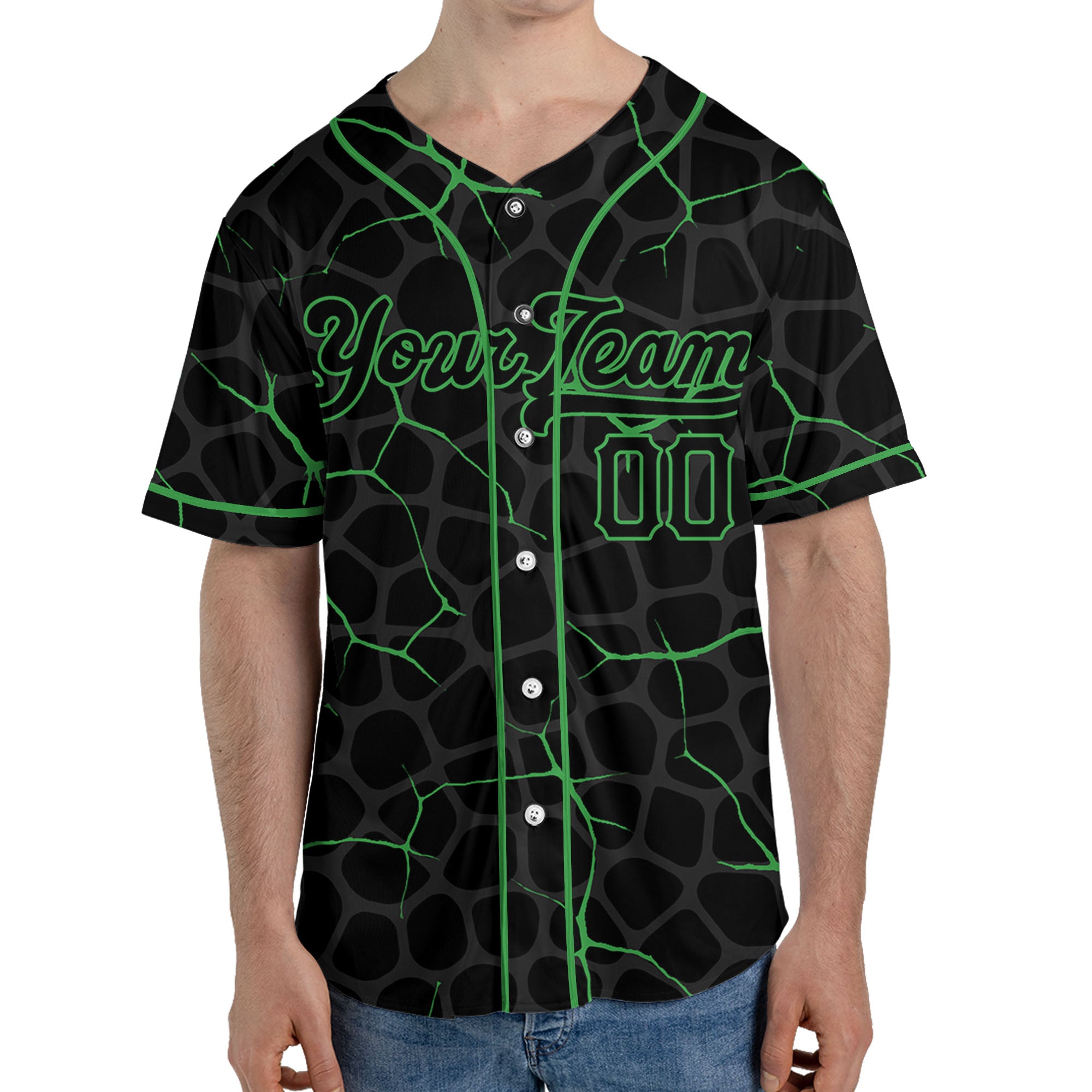 Personalize-Tean-Name-And-Number-Voronoi-Awesome-Texture-Green