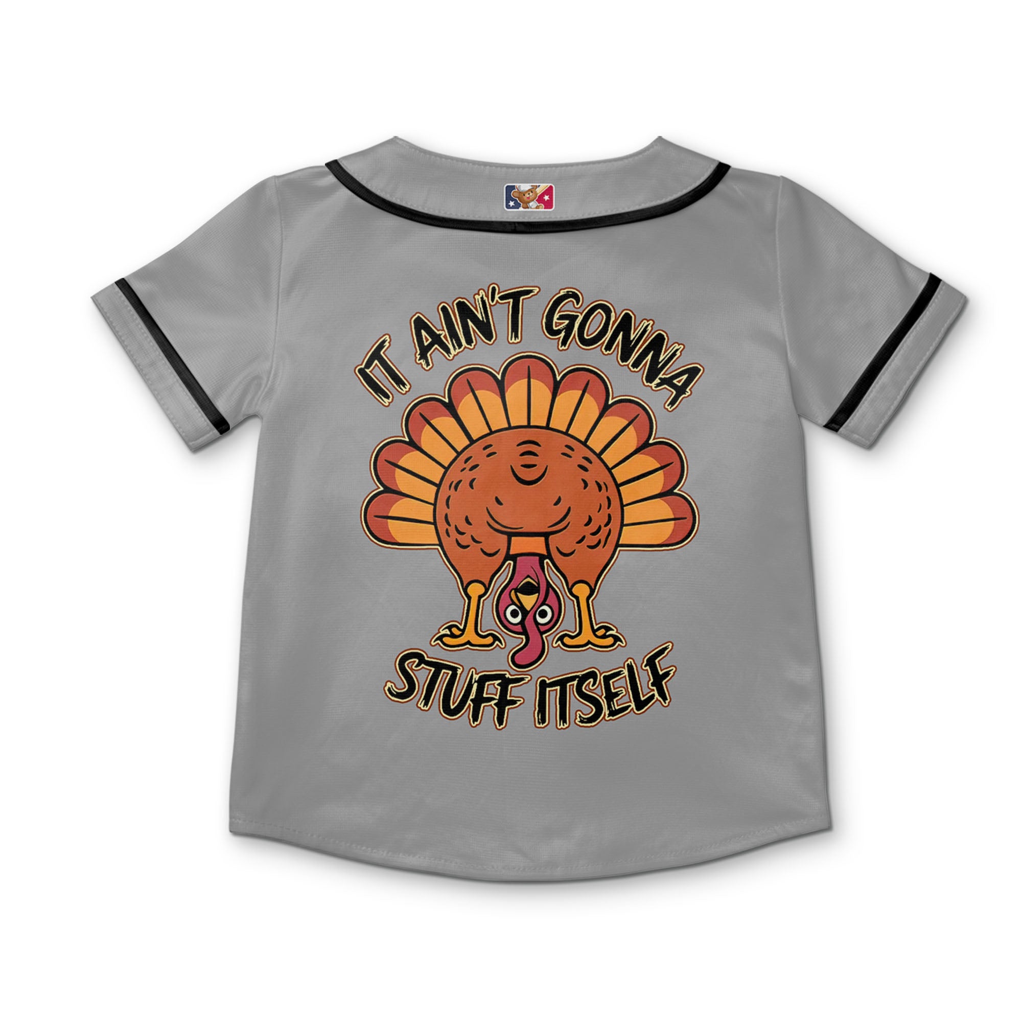 personalize-thanksgiving-baseball-it-aint-gonna-stuff-itself-grey-nda60-3273