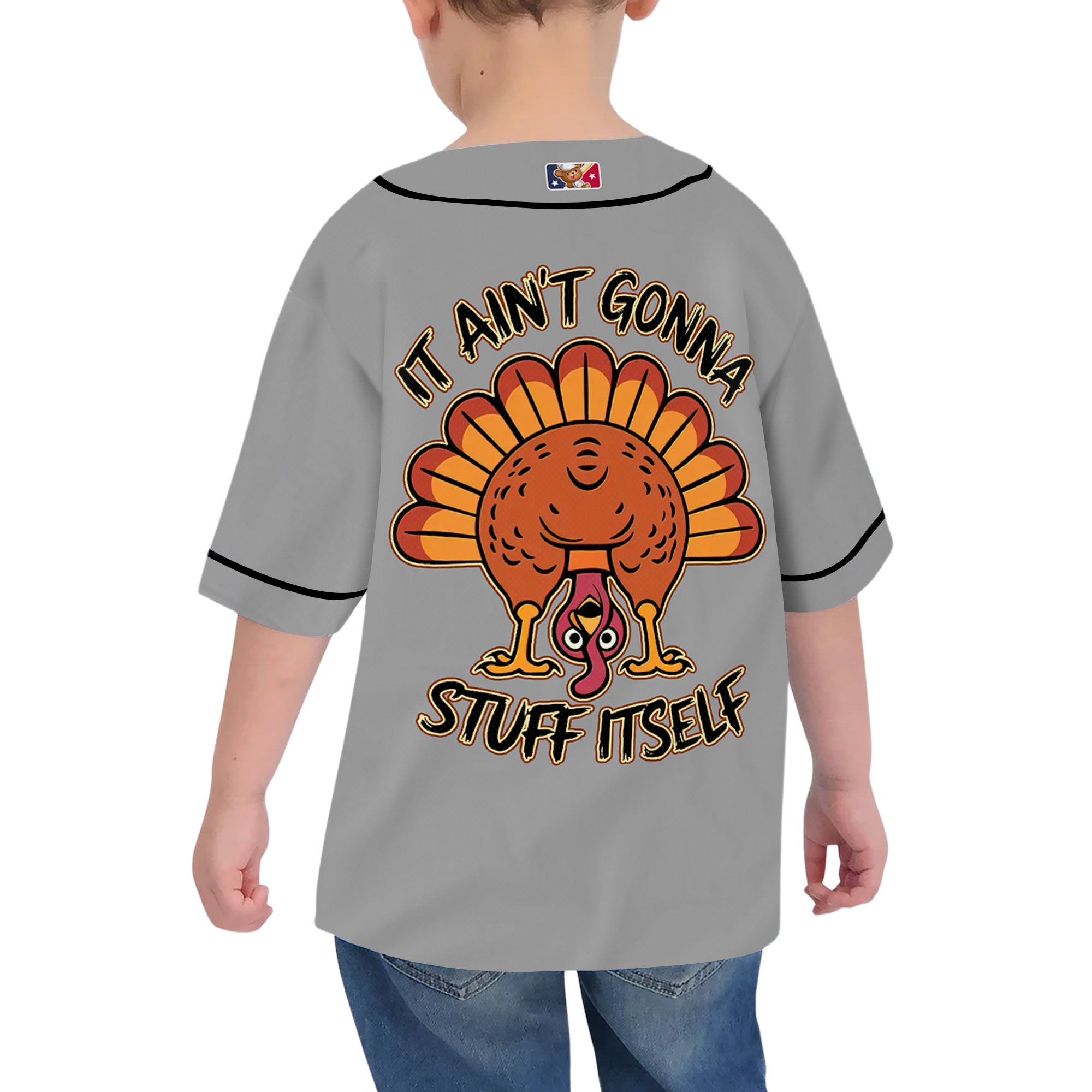 personalize-thanksgiving-baseball-it-aint-gonna-stuff-itself-grey-nda60-3273