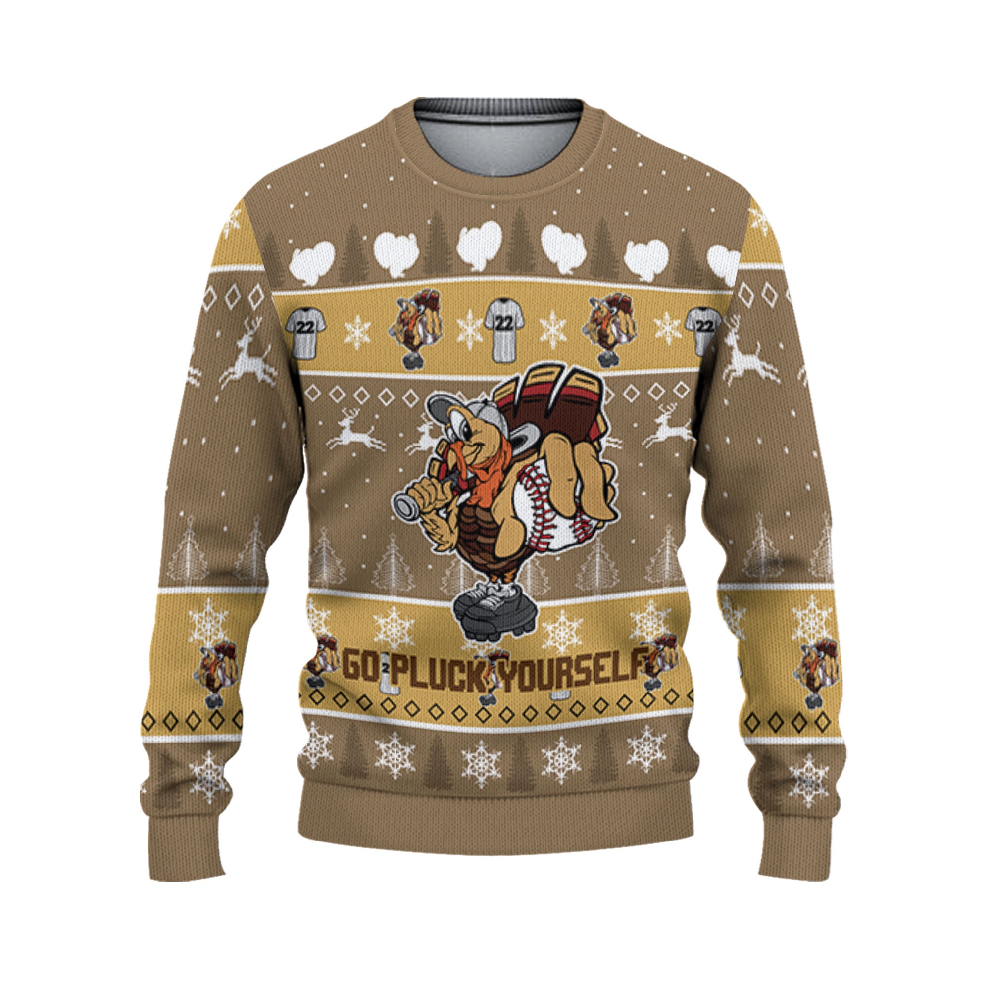 personalize-ugly-thanksgiving-turkey-player-baseball-light-brown-nda31-3067