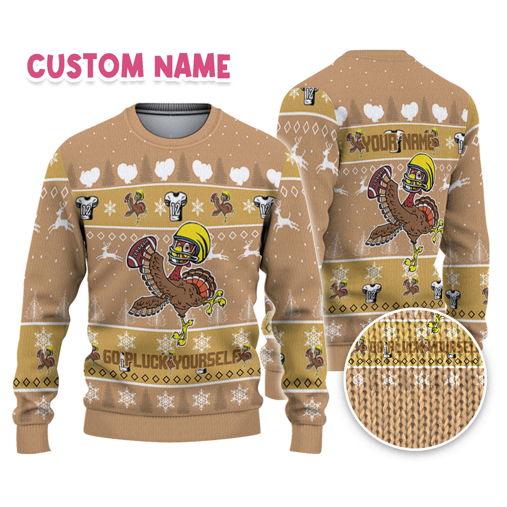 personalize-ugly-thanksgiving-turkey-player-football-light-brown-nda30-3545