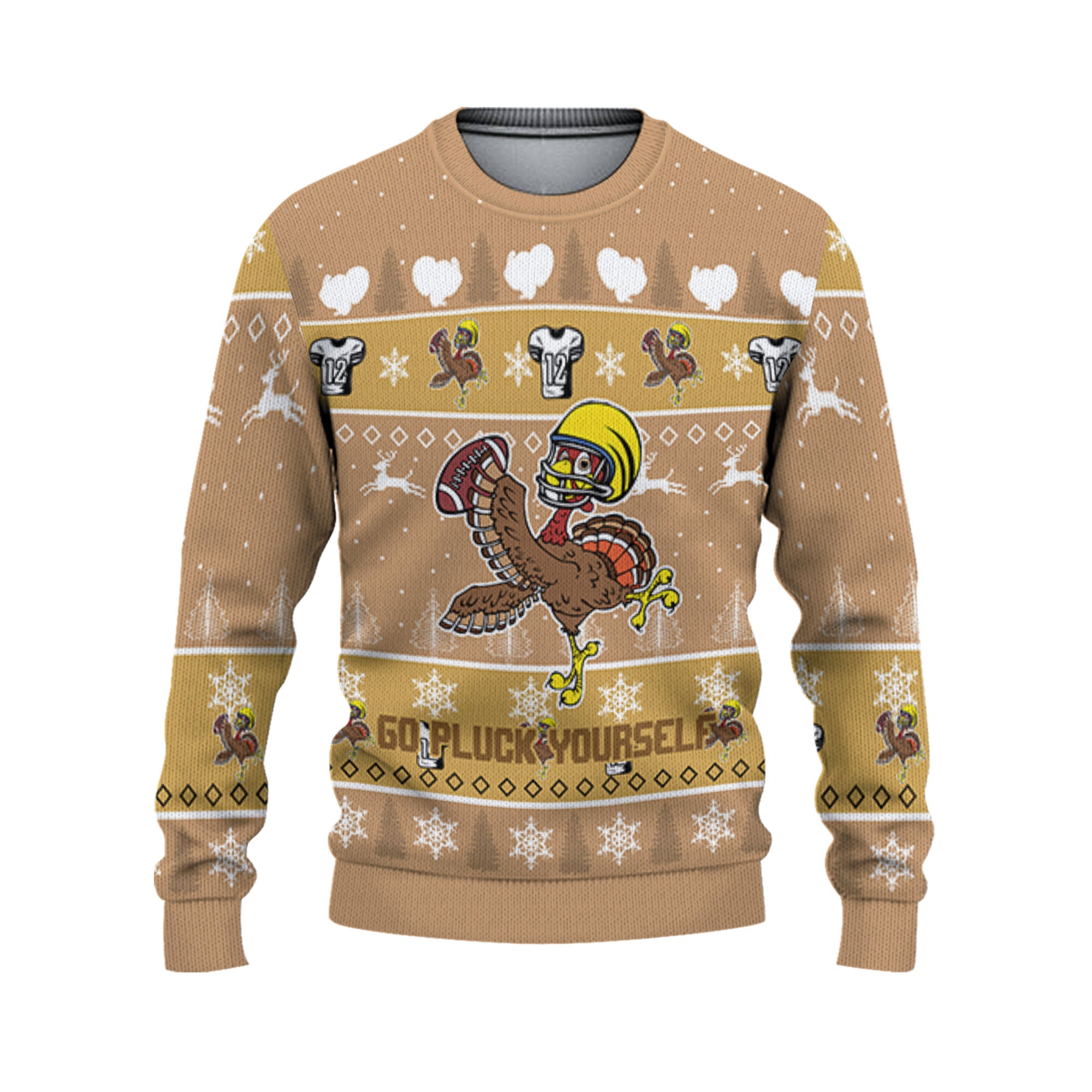 personalize-ugly-thanksgiving-turkey-player-football-light-brown-nda30-3545