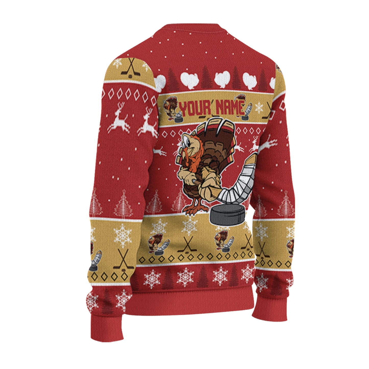 personalize-ugly-thanksgiving-turkey-player-hockey-sport-red-nda29-8787