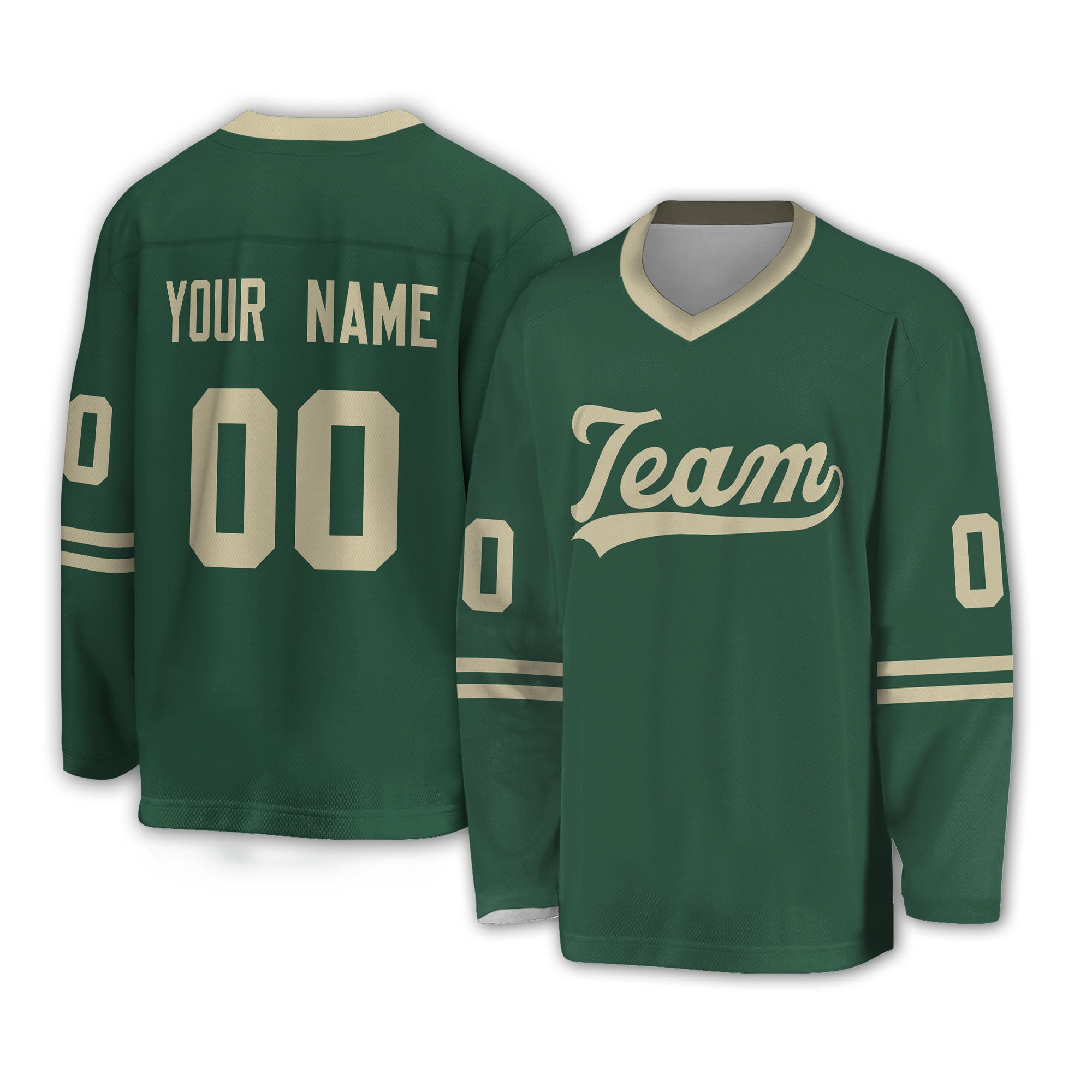 personalize-vintage-hockey-jersey-sport-awesome-forest-green-i3-5078
