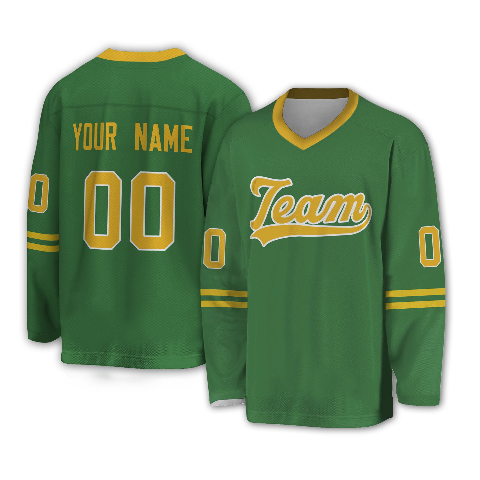 personalize-vintage-hockey-jersey-sport-awesome-yellow-green-i3-3836