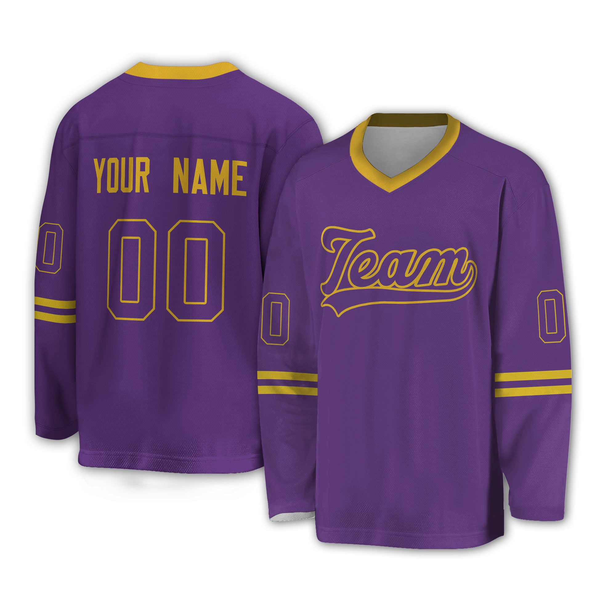 personalize-vintage-hockey-jersey-sport-awesome-yellow-purple-i3-7628
