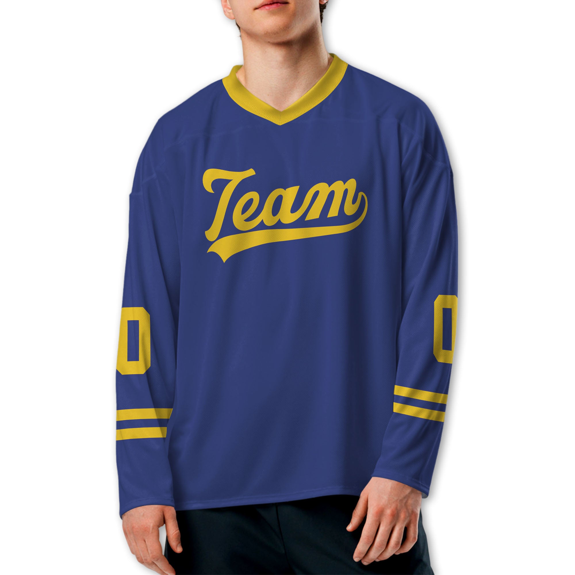 personalize-vintage-hockey-jersey-sport-awesome-yellow-royal-blue-i3-7781