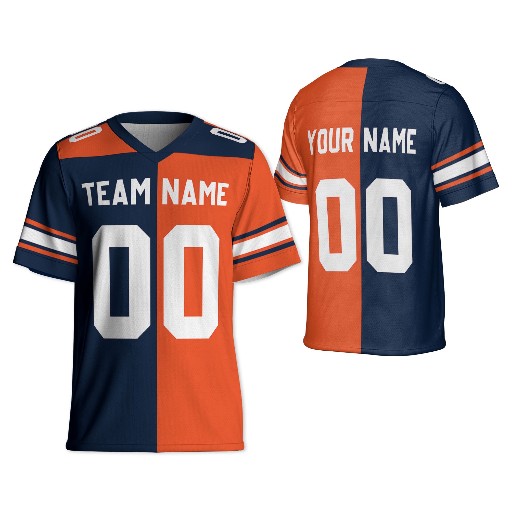 Personalized-Broncons-Jersey-Football-Half-n-Half