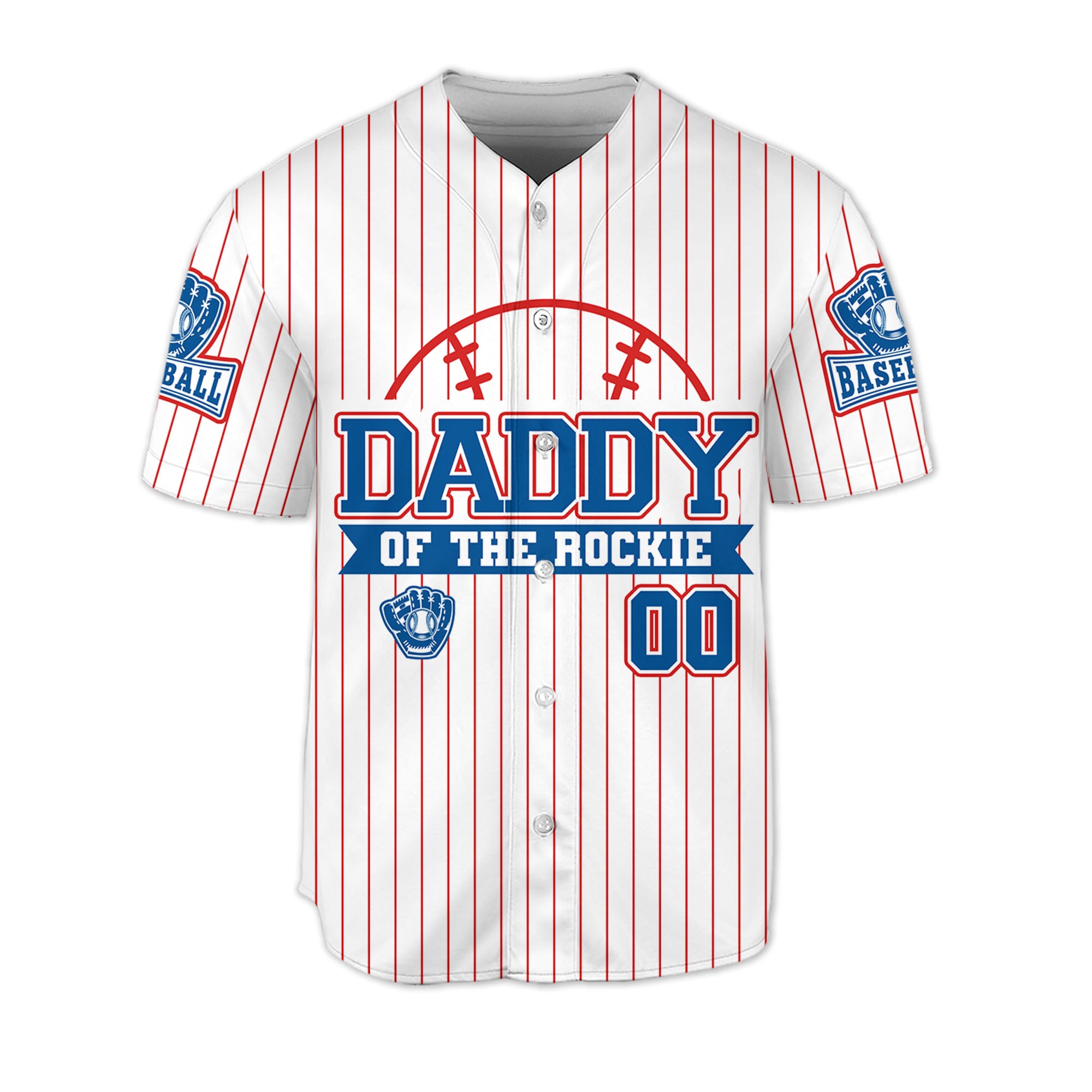 Personalized-Daddy-Of-The-Rockie-Red-Striped