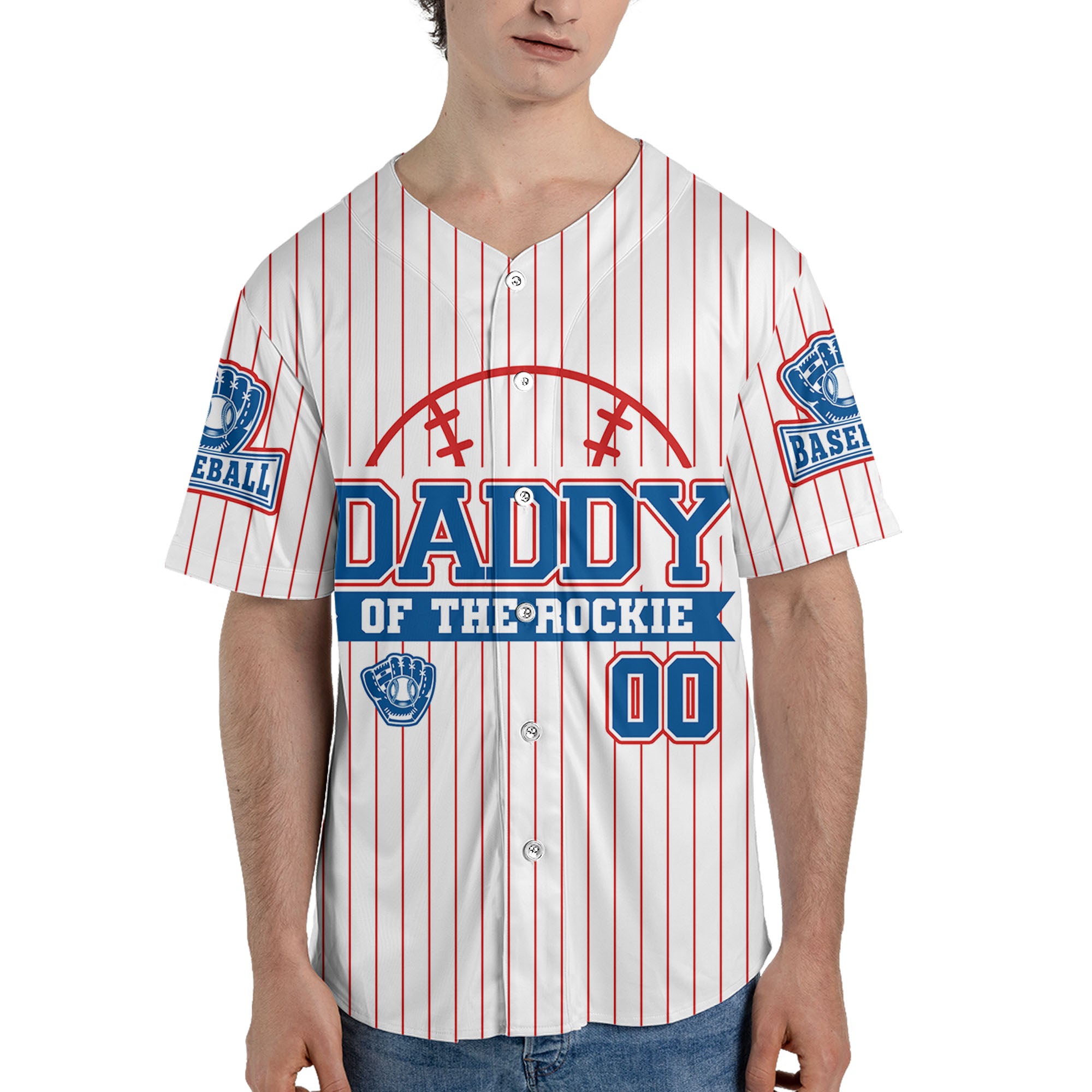 Personalized-Daddy-Of-The-Rockie-Red-Striped
