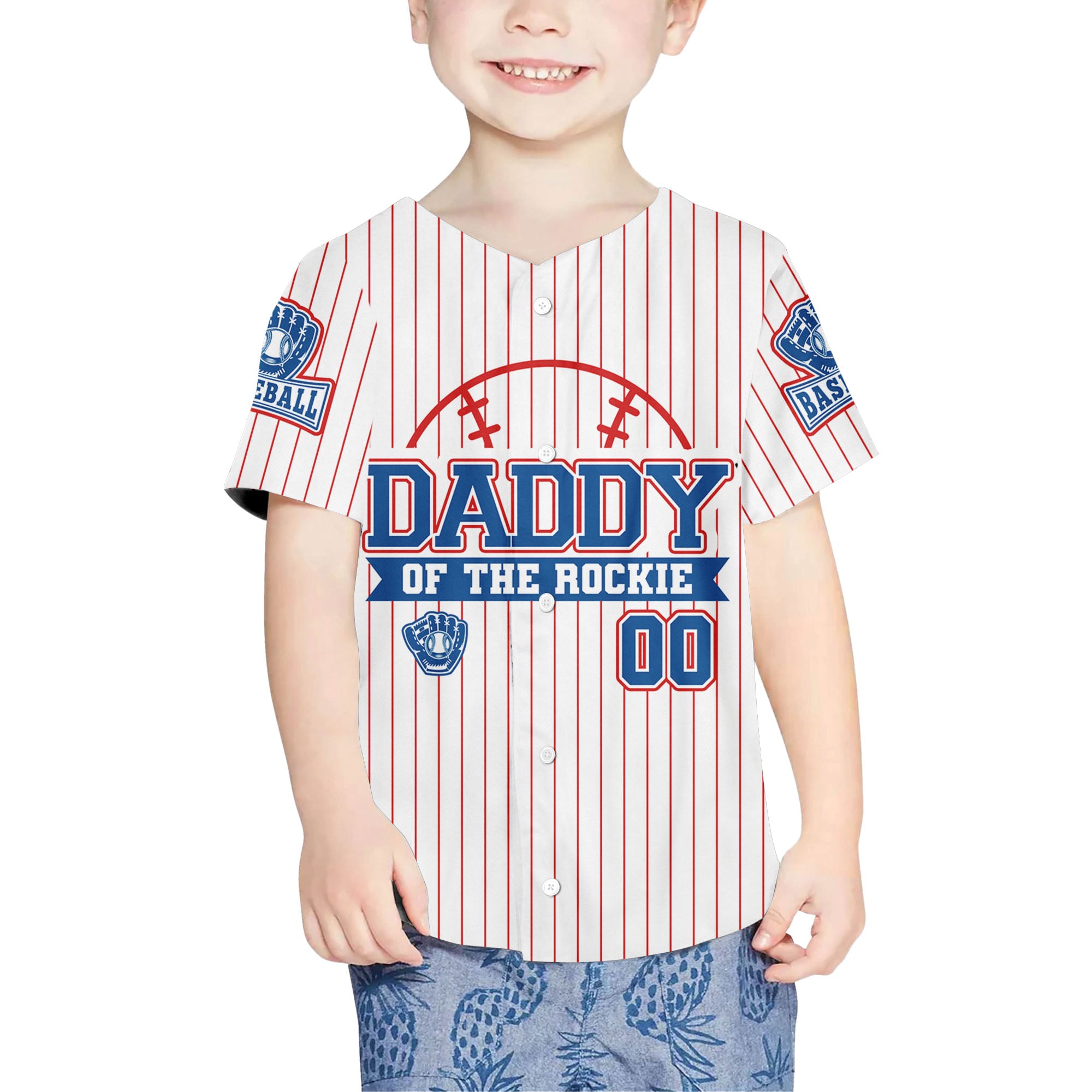 Personalized-Daddy-Of-The-Rockie-Red-Striped