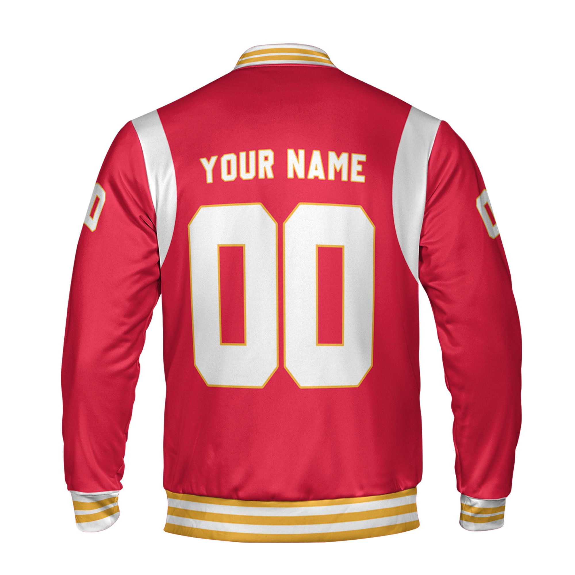 Personalized Famous Team KC Red and Yellow Varsity I2