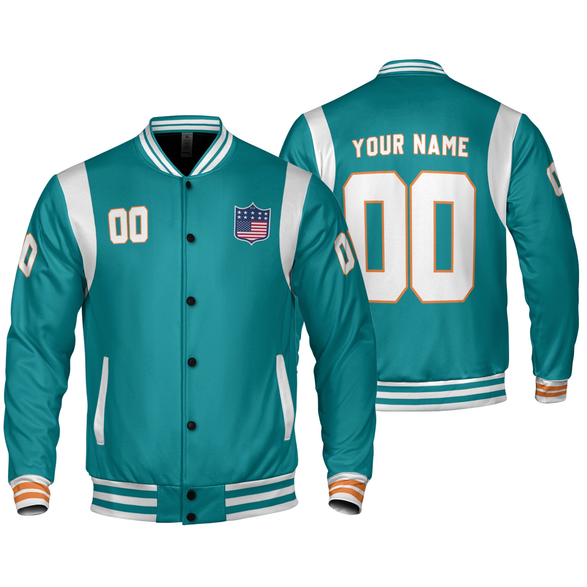 Personalized Famous Team MD Largoon blue and White Varsity I2