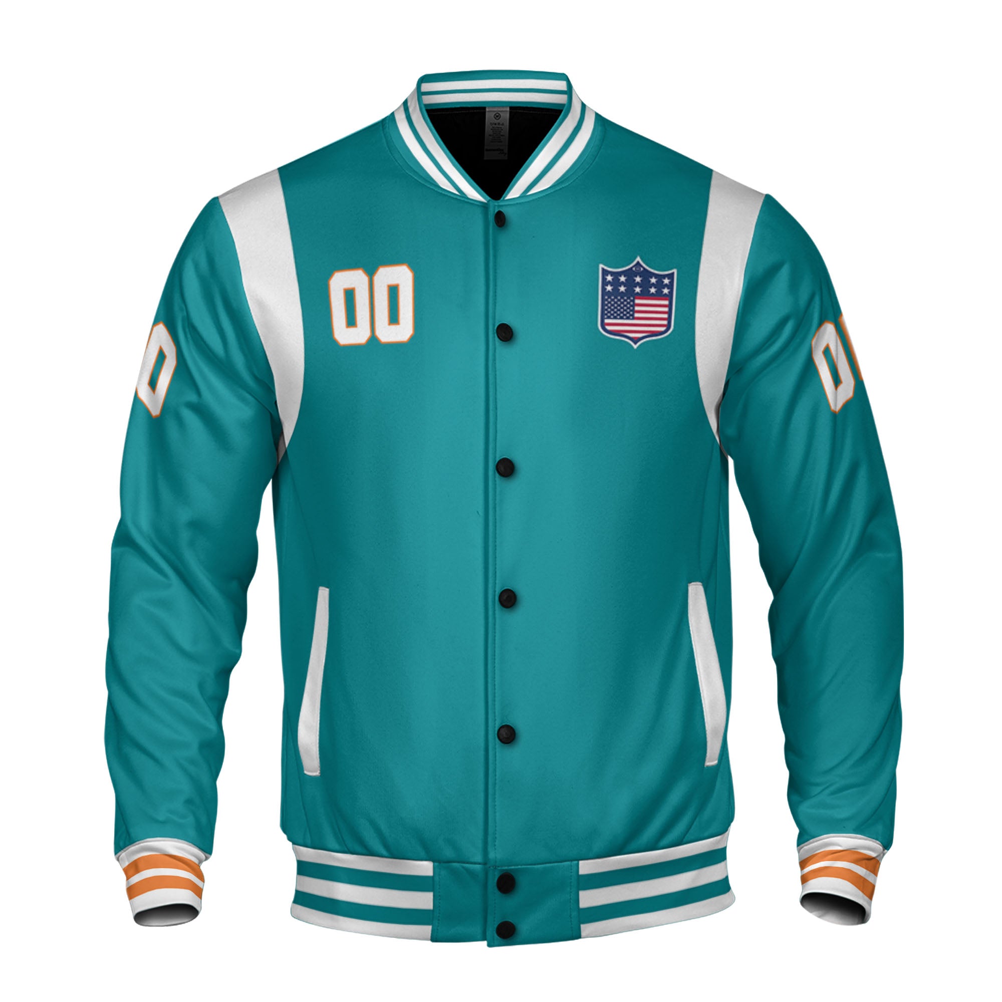 Personalized Famous Team MD Largoon blue and White Varsity I2
