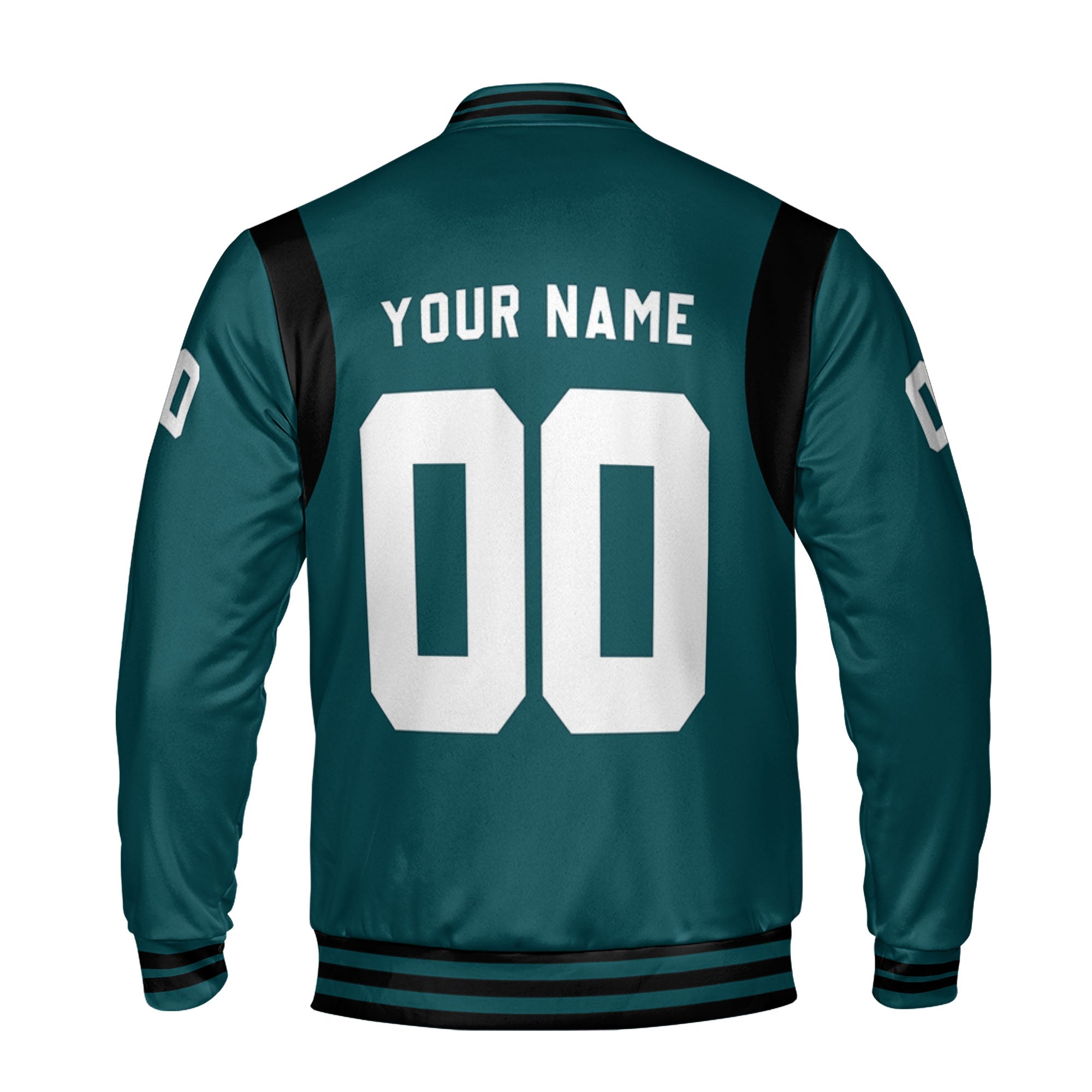 Personalized Famous Team PE Green and Black Varsity I2