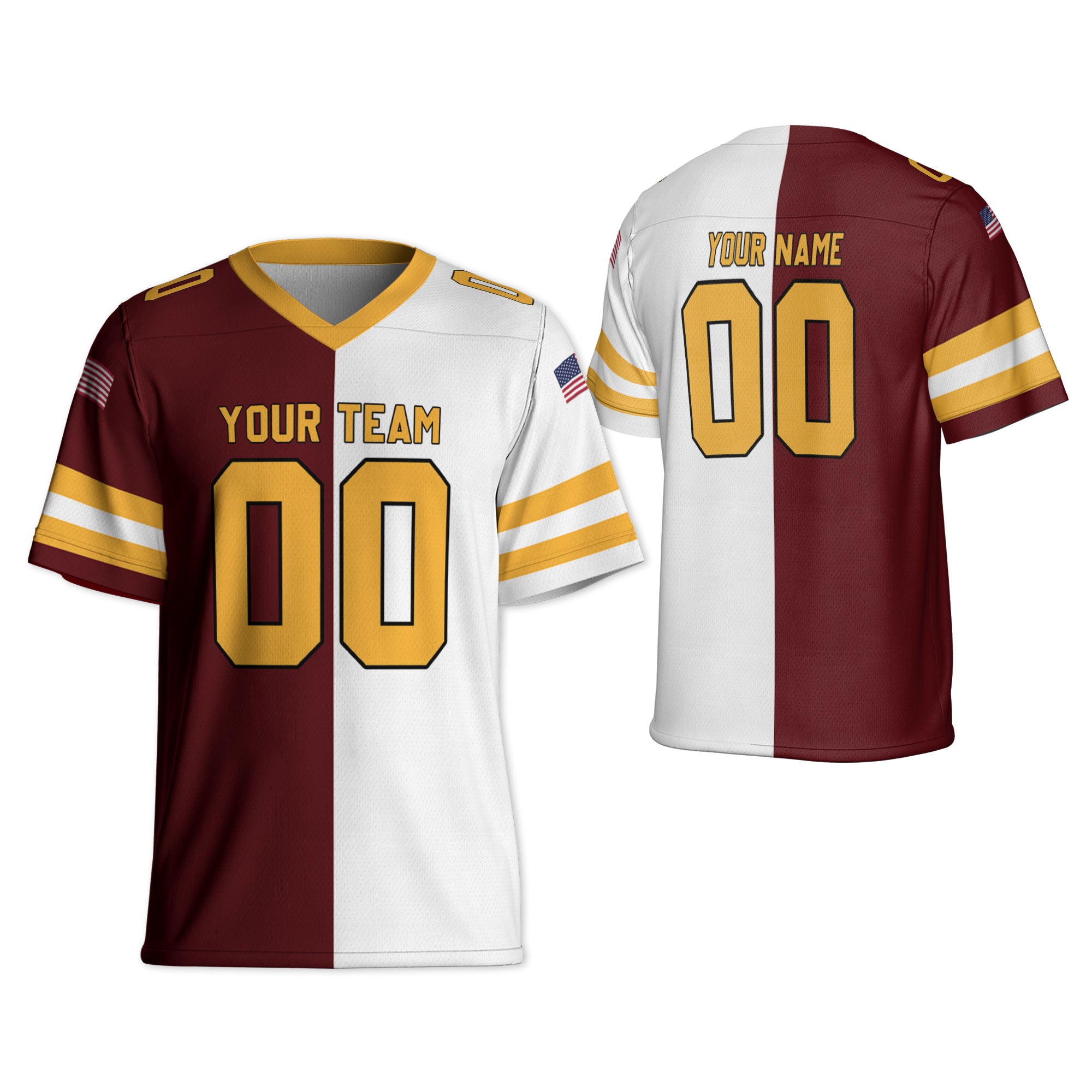 personalized-football-jersey-brown-yellow-and-white-i2-9034