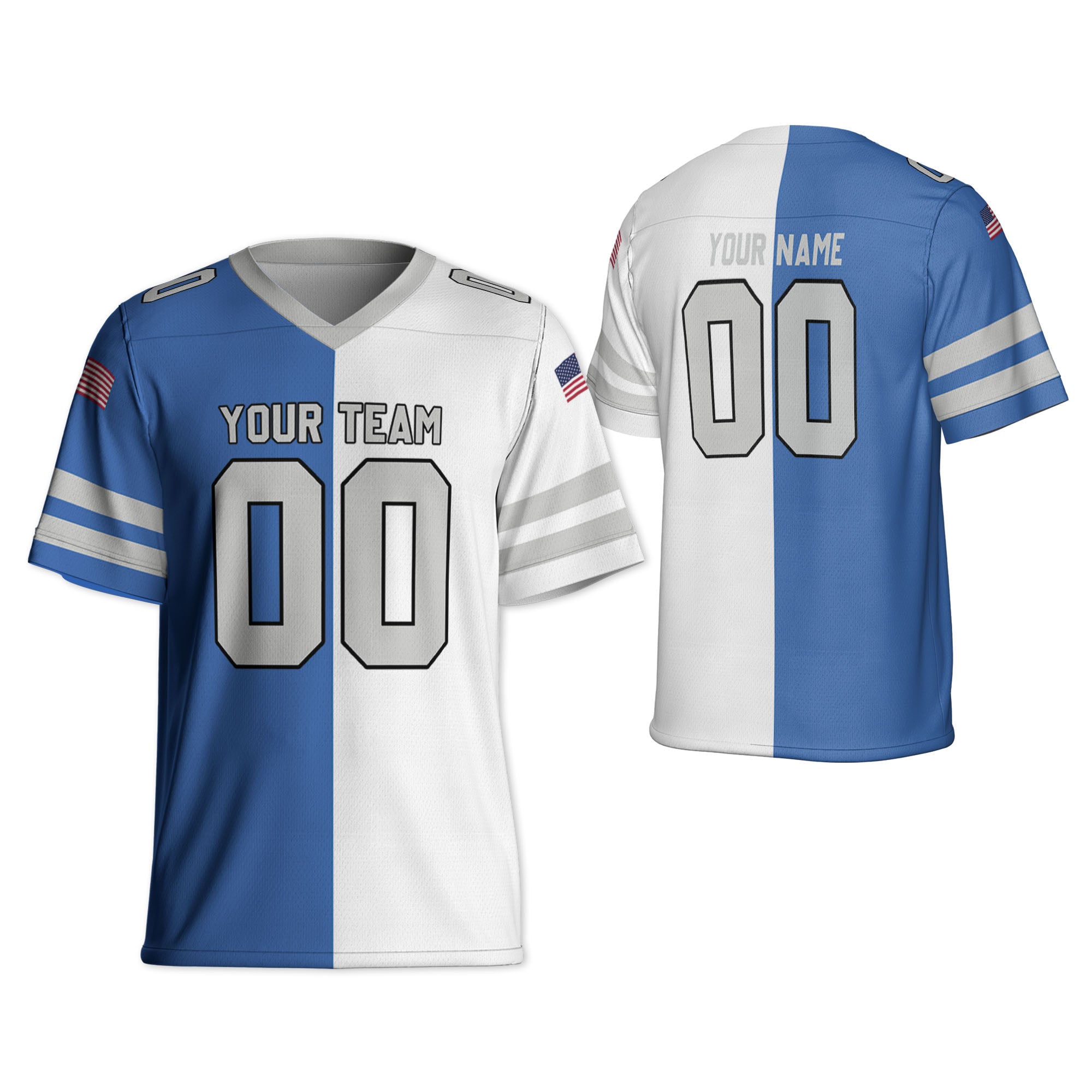 personalized-football-white-gray-and-blue-i2-4876
