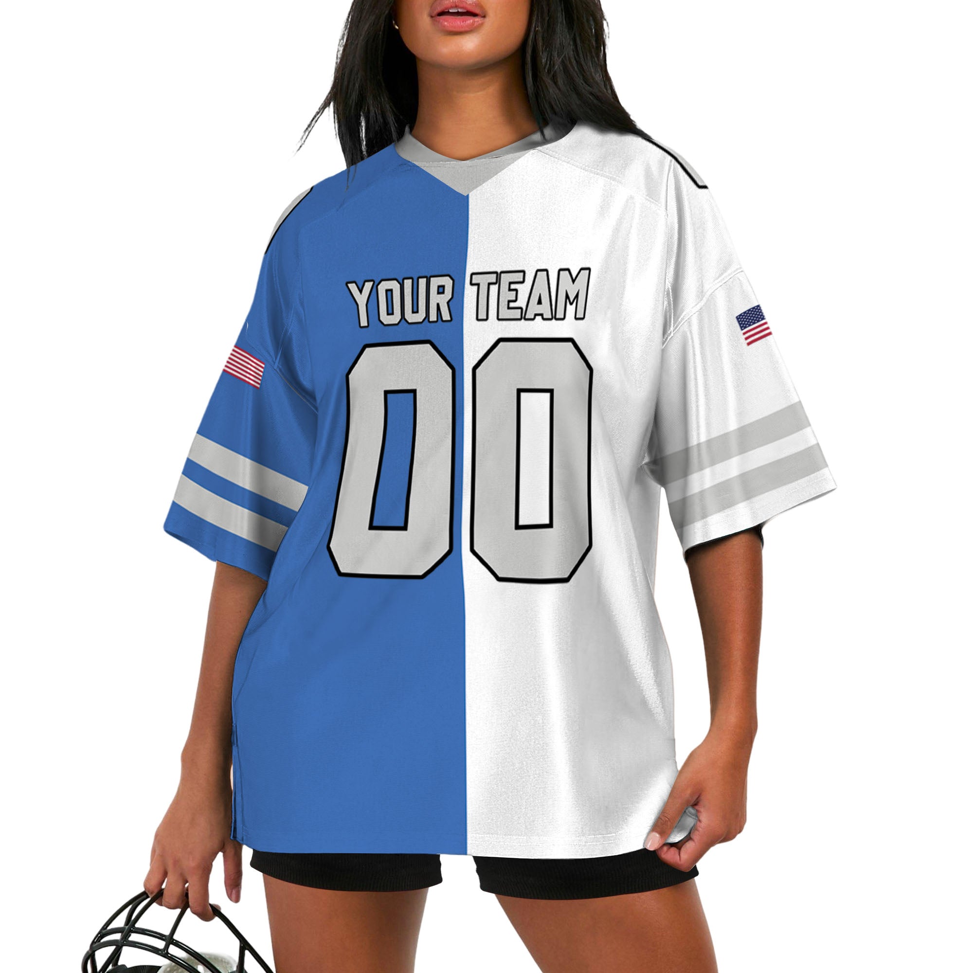 personalized-football-white-gray-and-blue-i2-4876