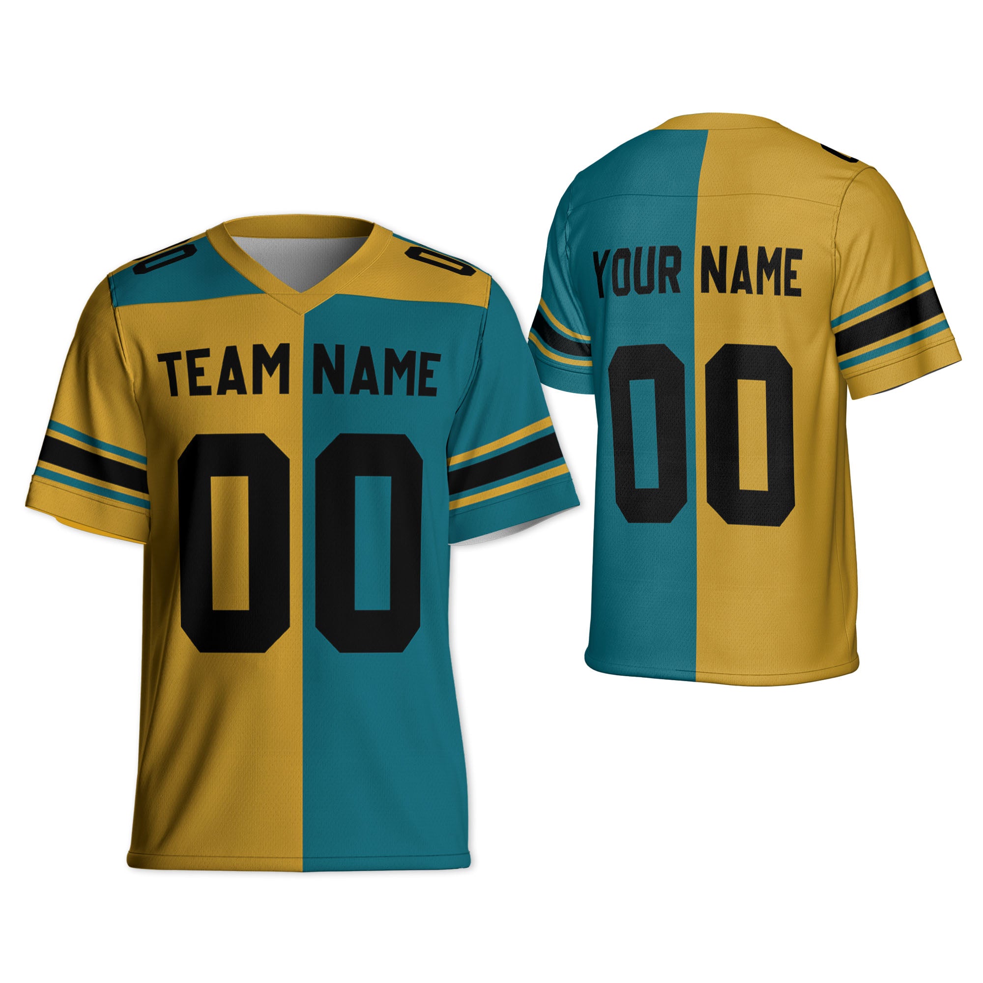 Personalized-Jaguares-Jersey-Football-Half-n-Half
