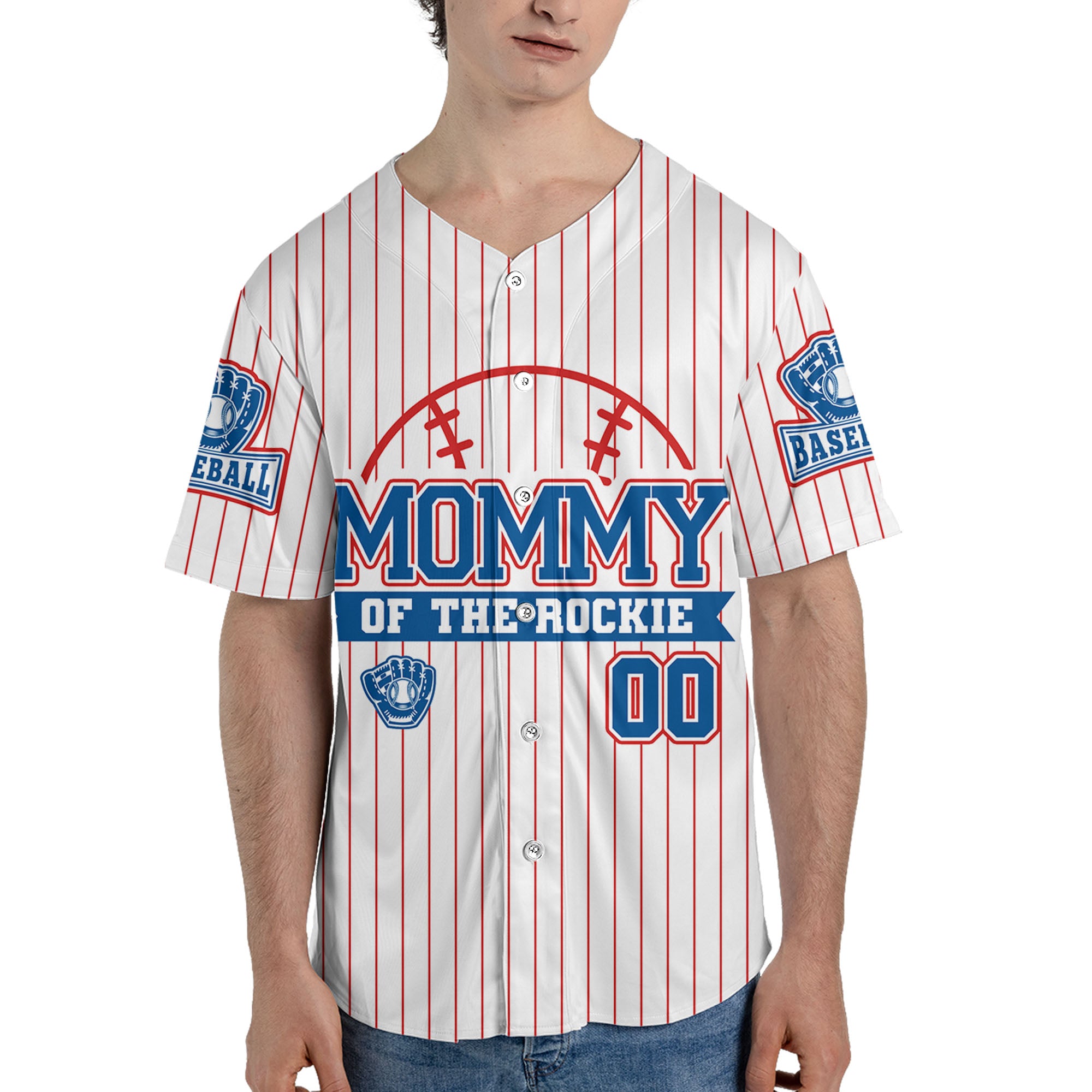 Personalized-Mommy-Of-The-Rockie-Red-Striped