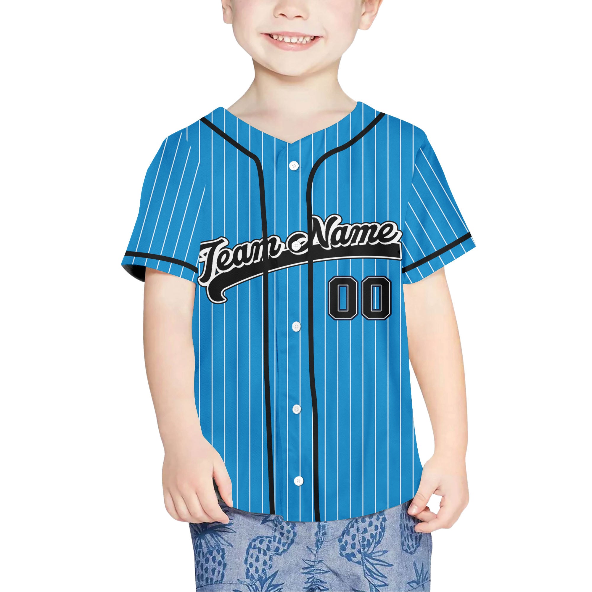 Personalized-Name-Custom-Collection-Blue-Striped-White