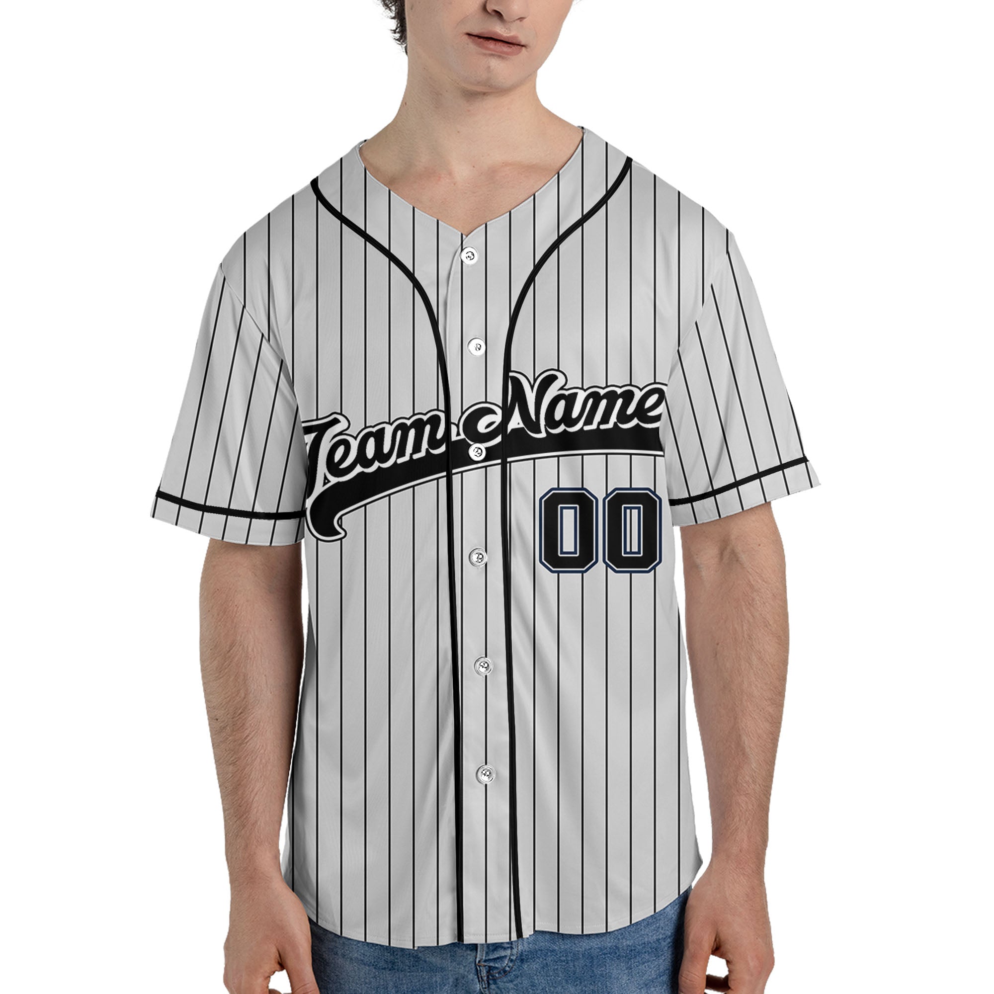 Personalized-Name-Custom-Collection-Grey-Striped-Black