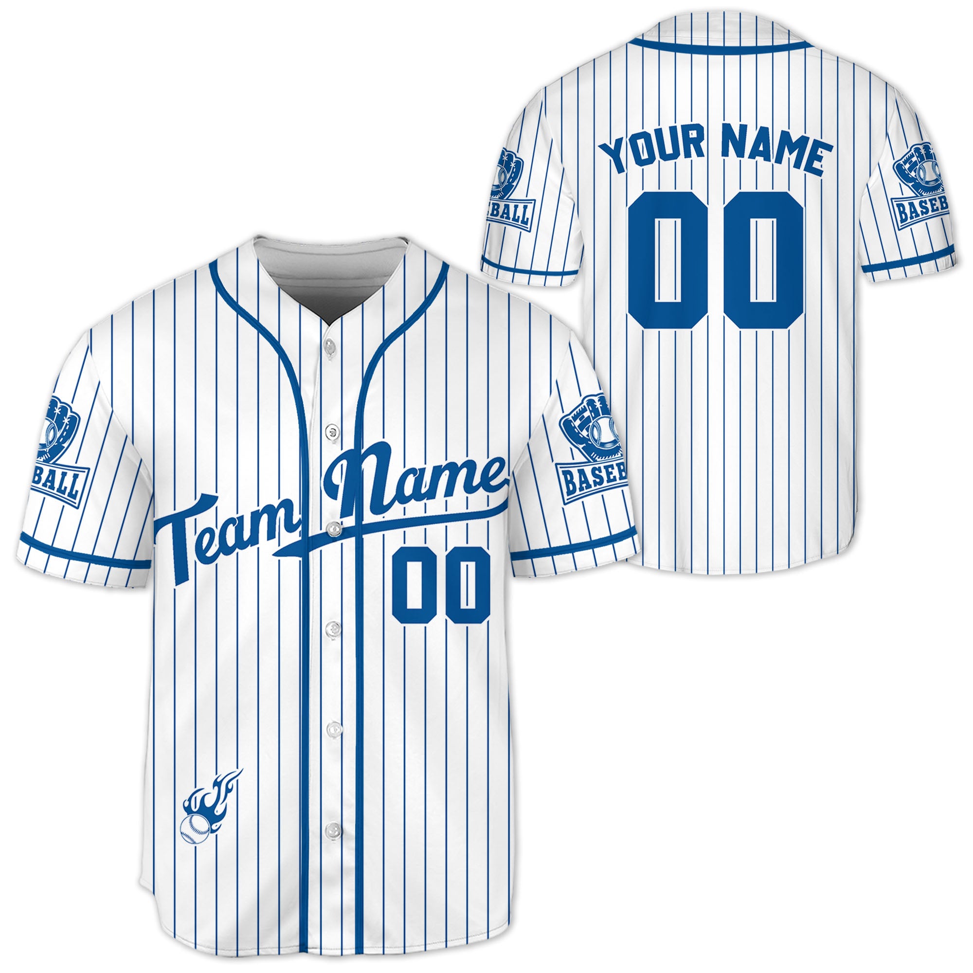 Personalized-Name-Custom-Request-Striped-Bue