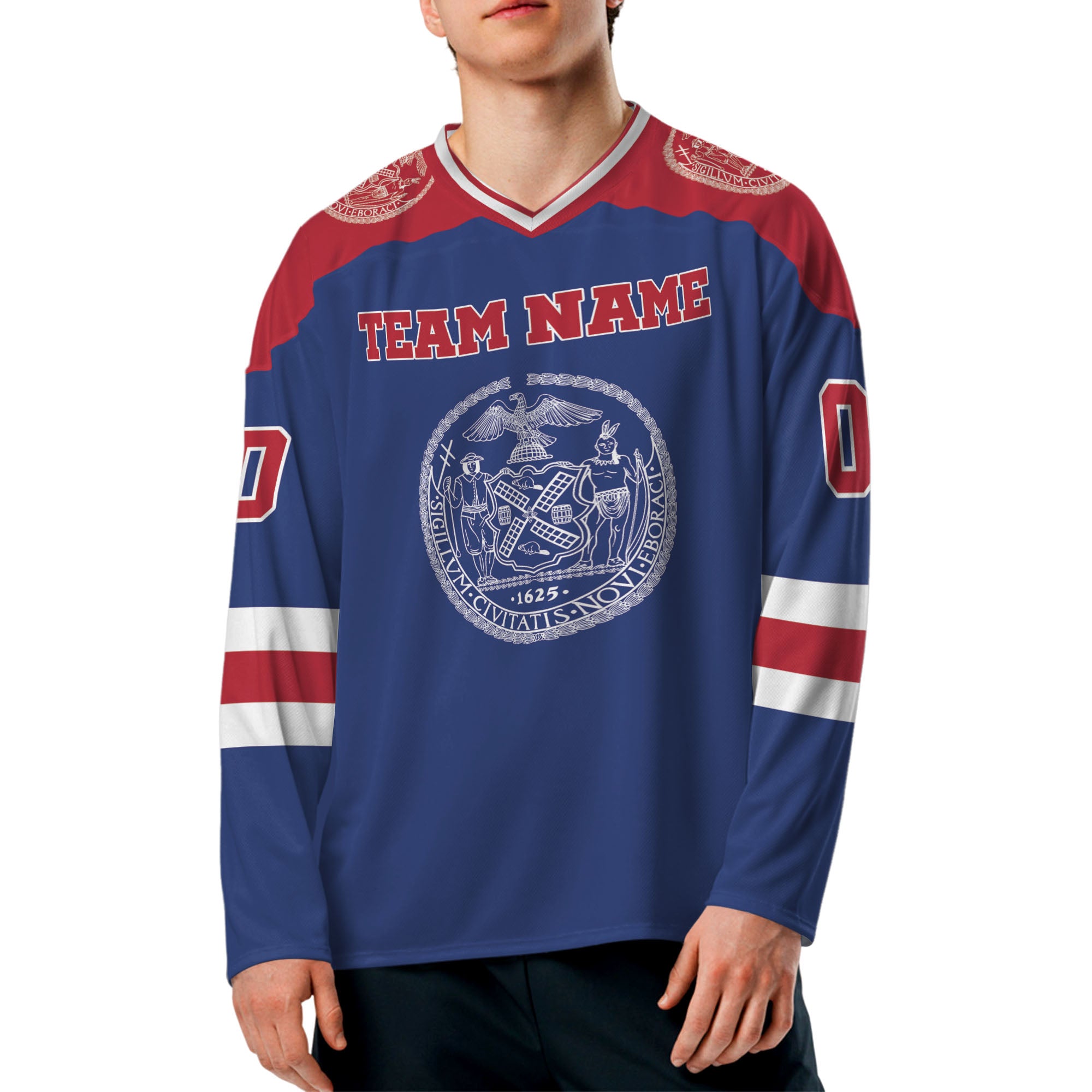 personalized-number-hockey-jersey-i2-red-blue-5365