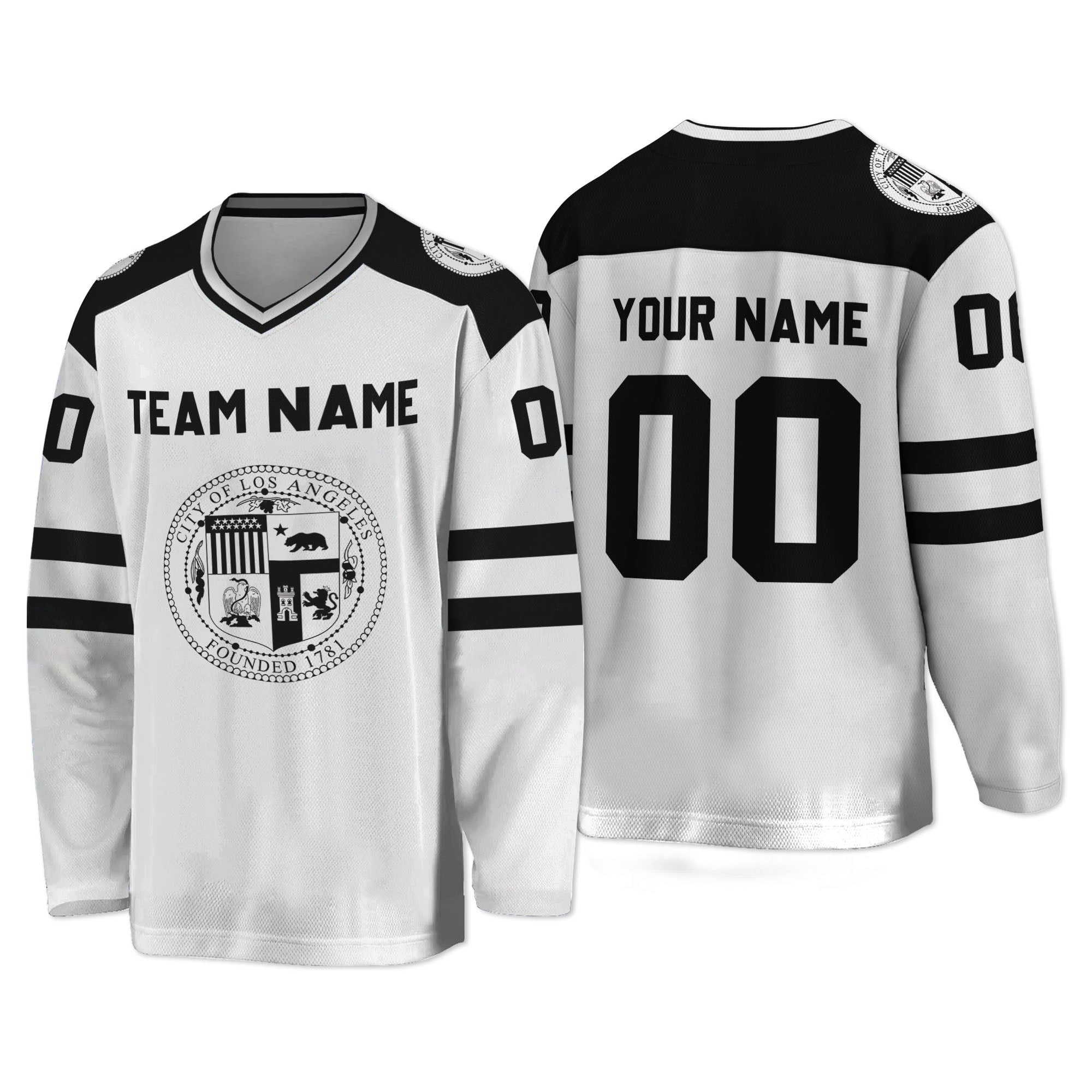 personalized-number-hockey-jersey-i2-white-black-2452