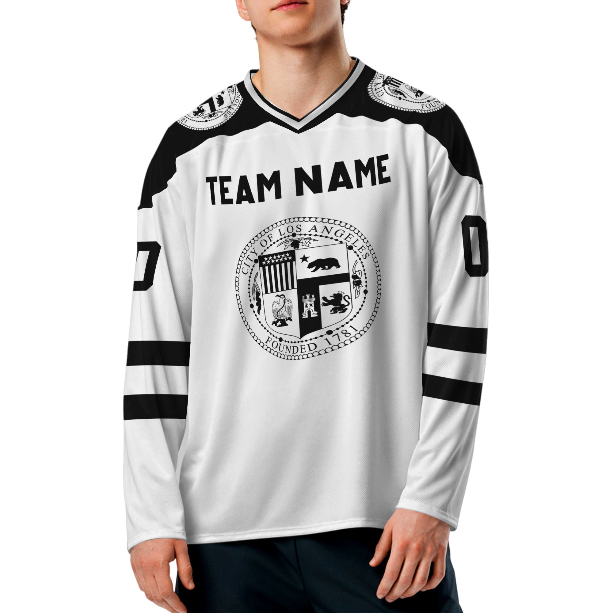 personalized-number-hockey-jersey-i2-white-black-2452
