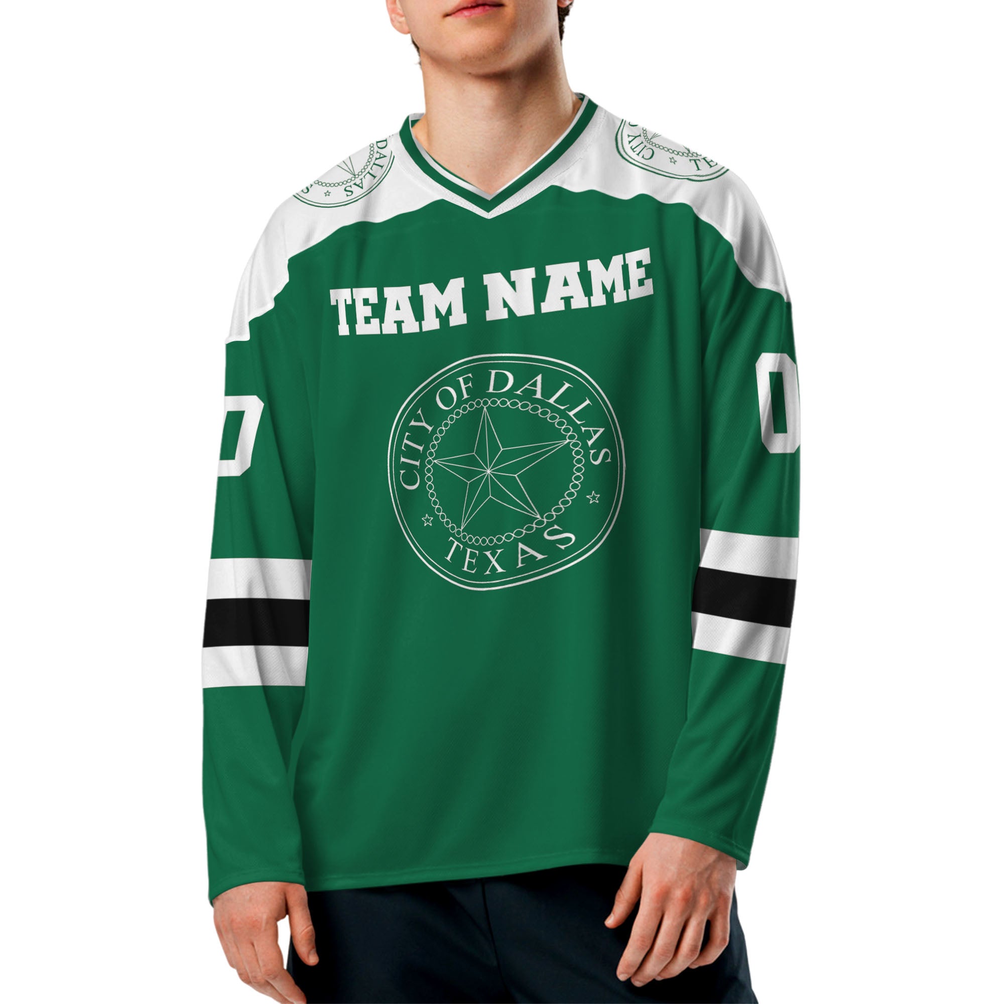 personalized-number-hockey-jersey-i2-green-white-5901