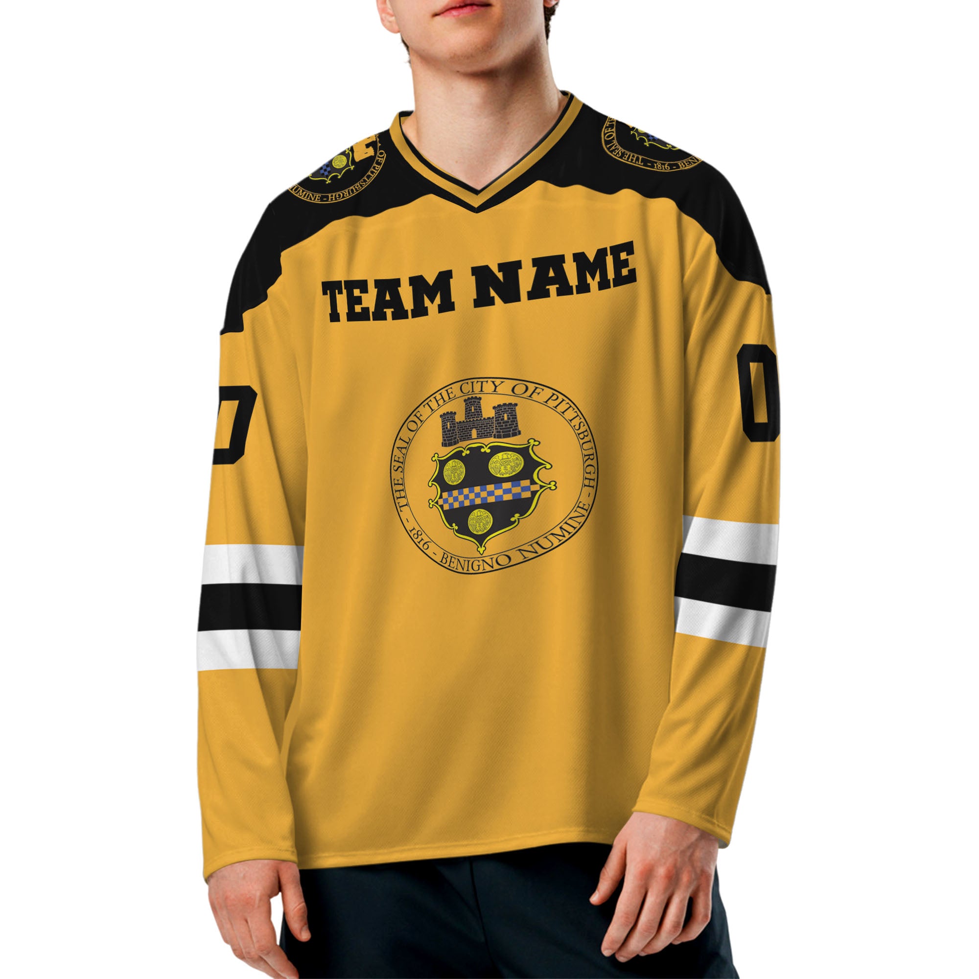 personalized-number-hockey-jersey-i2-yellow-black-4297