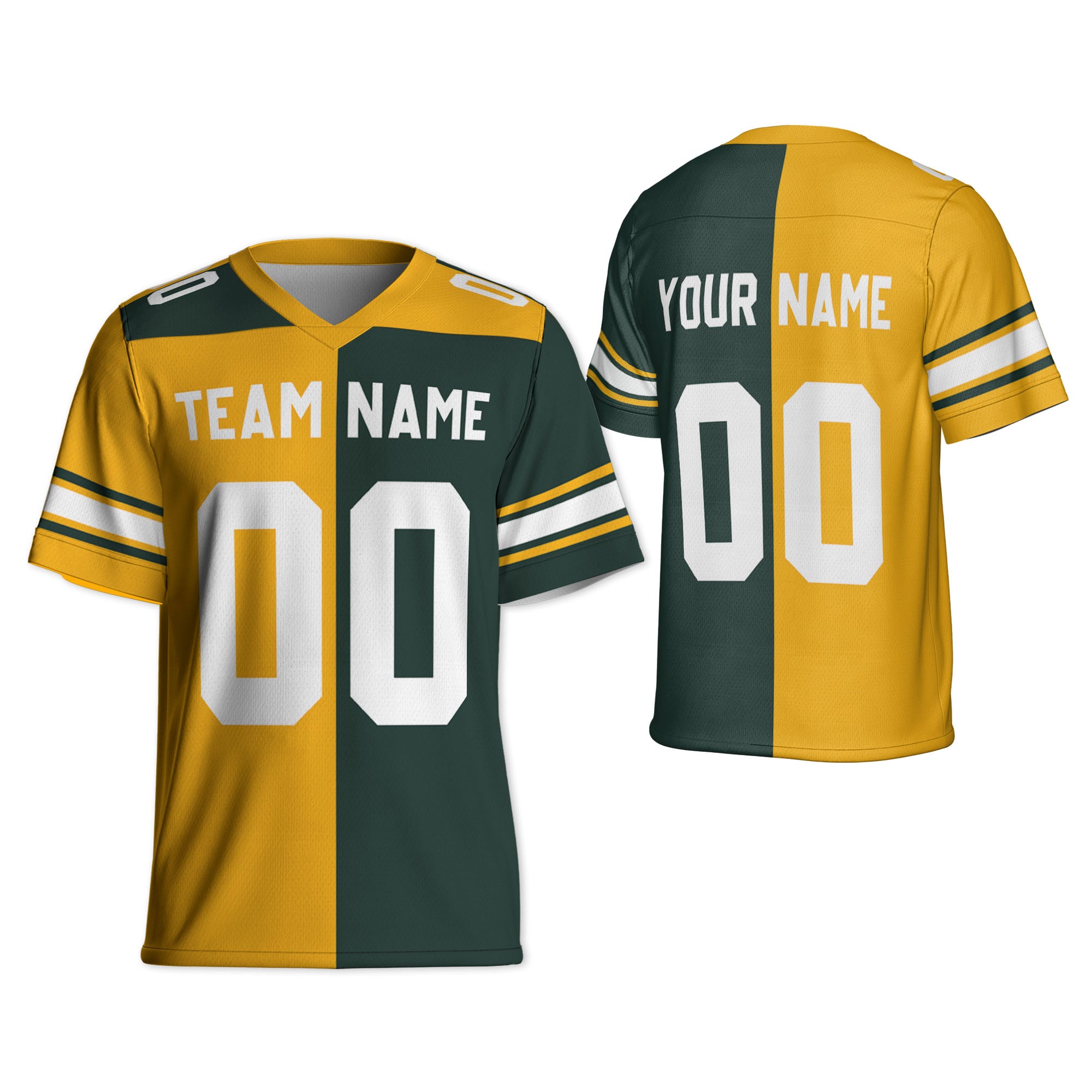 Personalized-Packeers-Jersey-Football-Half-n-Half