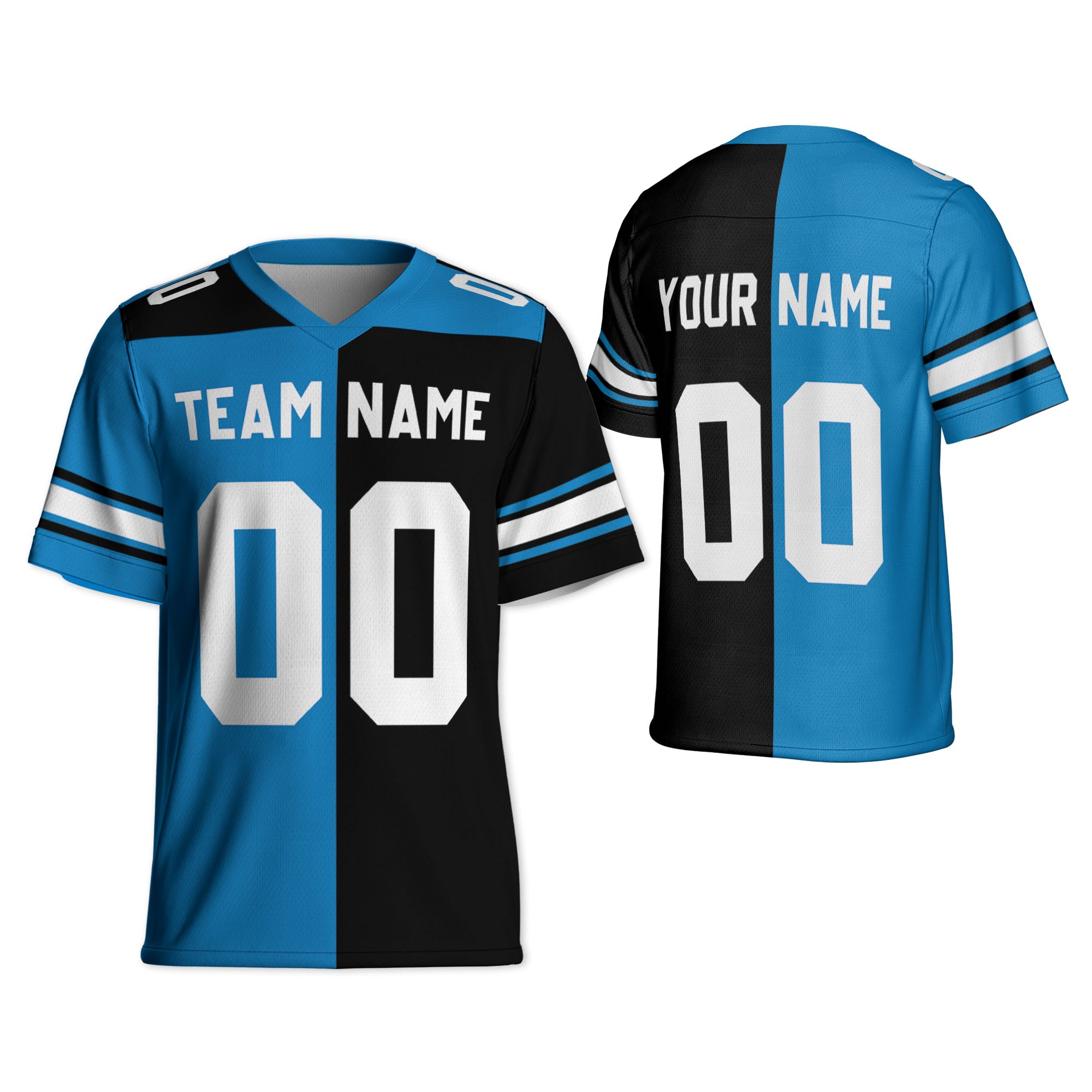 Personalized-Pantherrs-Jersey-Football-Half-n-Half