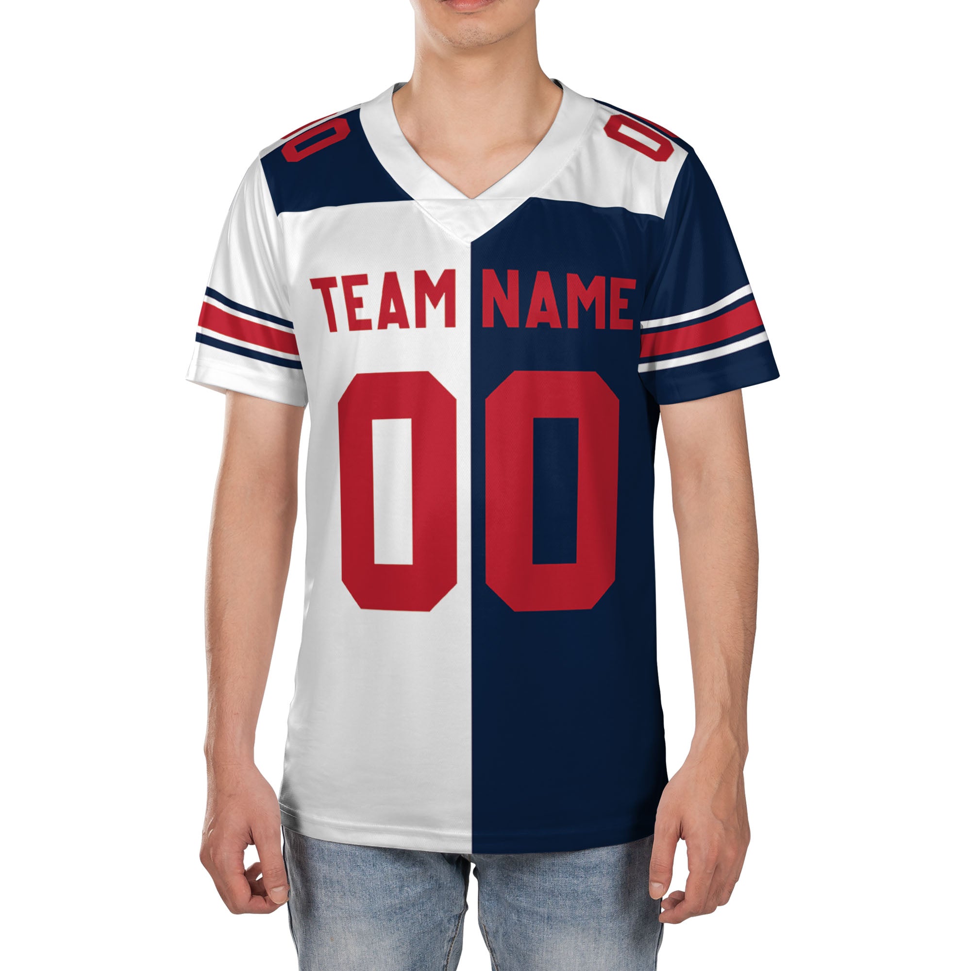 Personalized-Patriotts-Jersey-Football-Half-n-Half