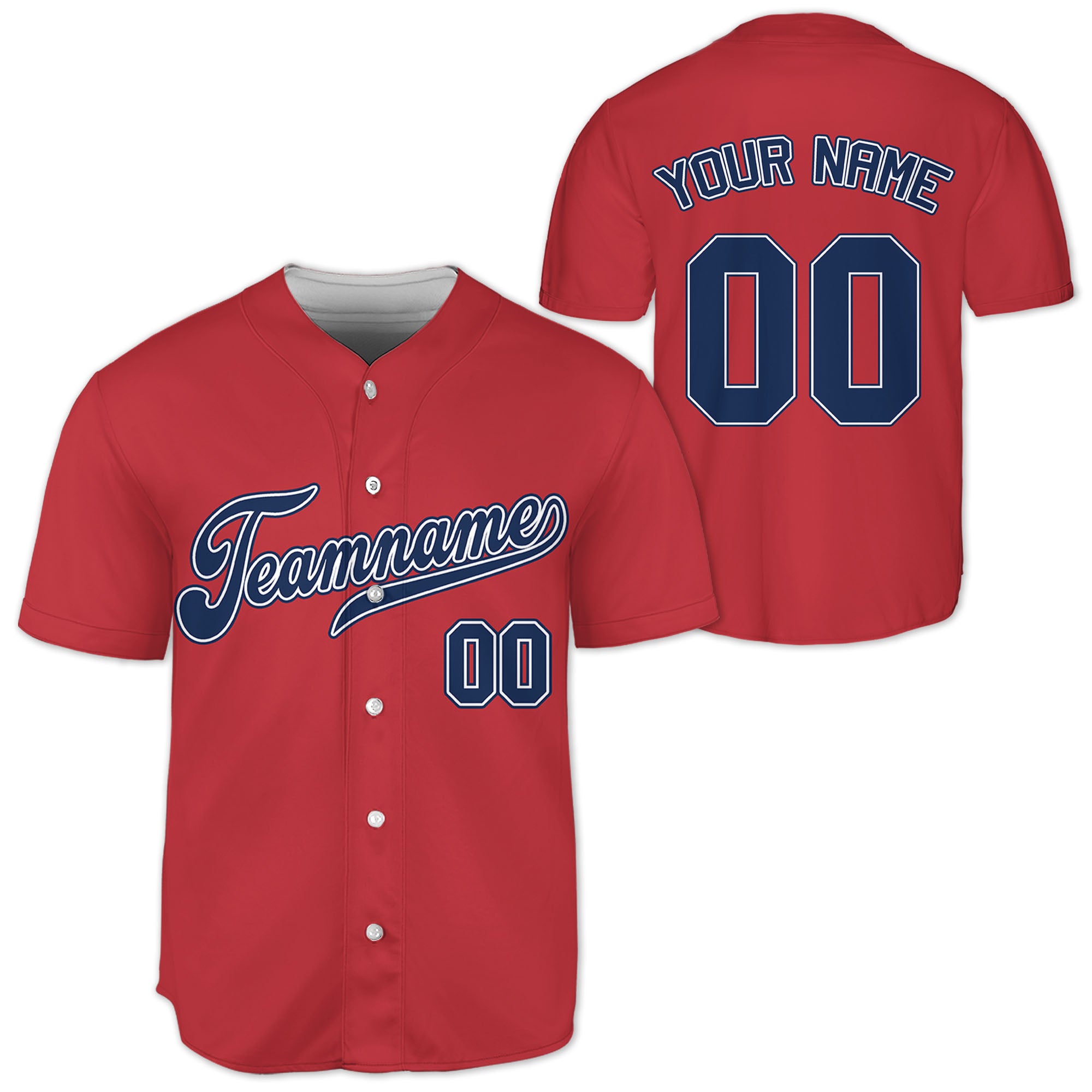Personalized-Red-Sox-Baseball-Jersey