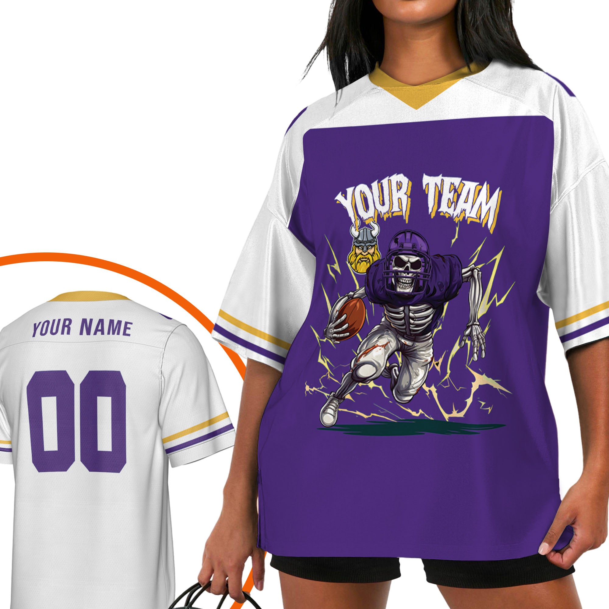 personalized-skeleton-football-jersey-football-custom-purple-white-i2-4745