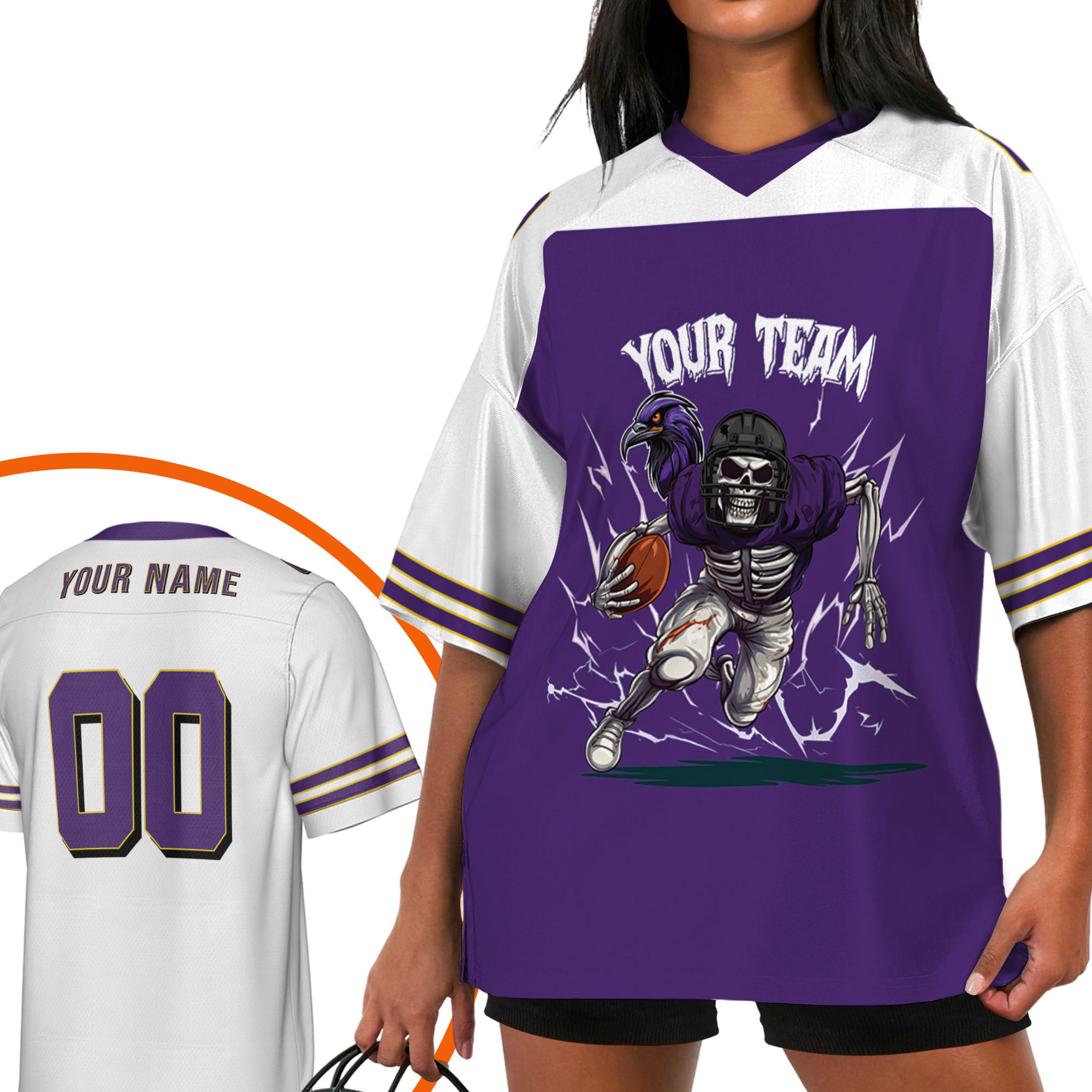 personalized-skeleton-football-jersey-football-custom-white-purple-i2-8941