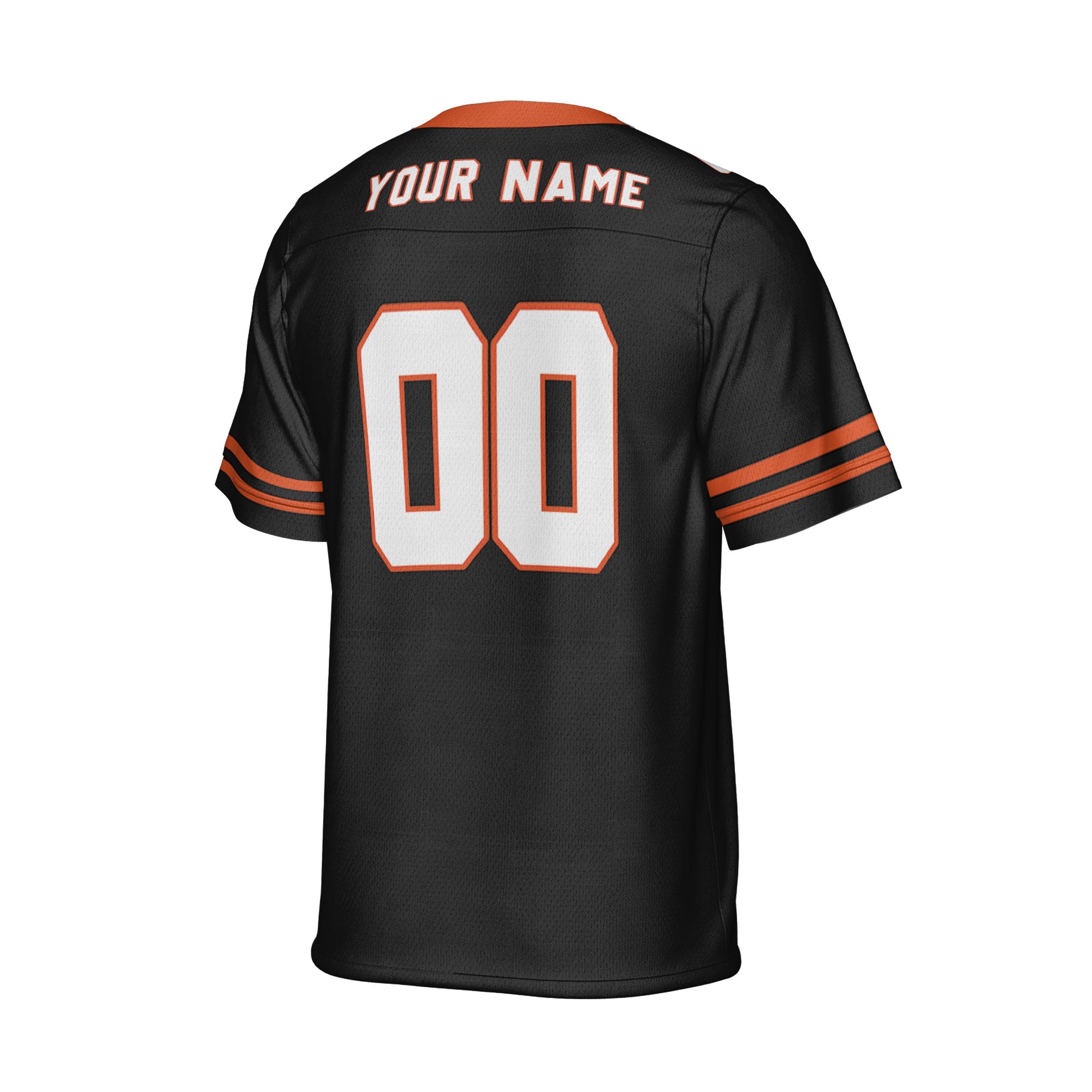 personalized-skeleton-football-jersey-football-custom-orange-black-i2-7062