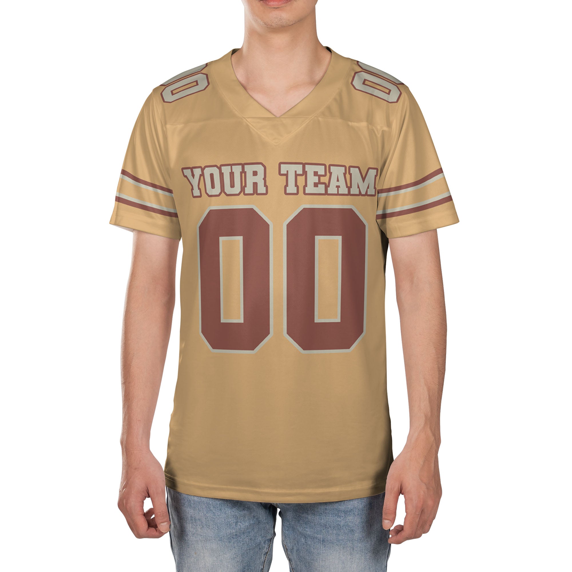 Personalized-Team-Name-And-Number-Classic-Vintage-Yellow-Orange