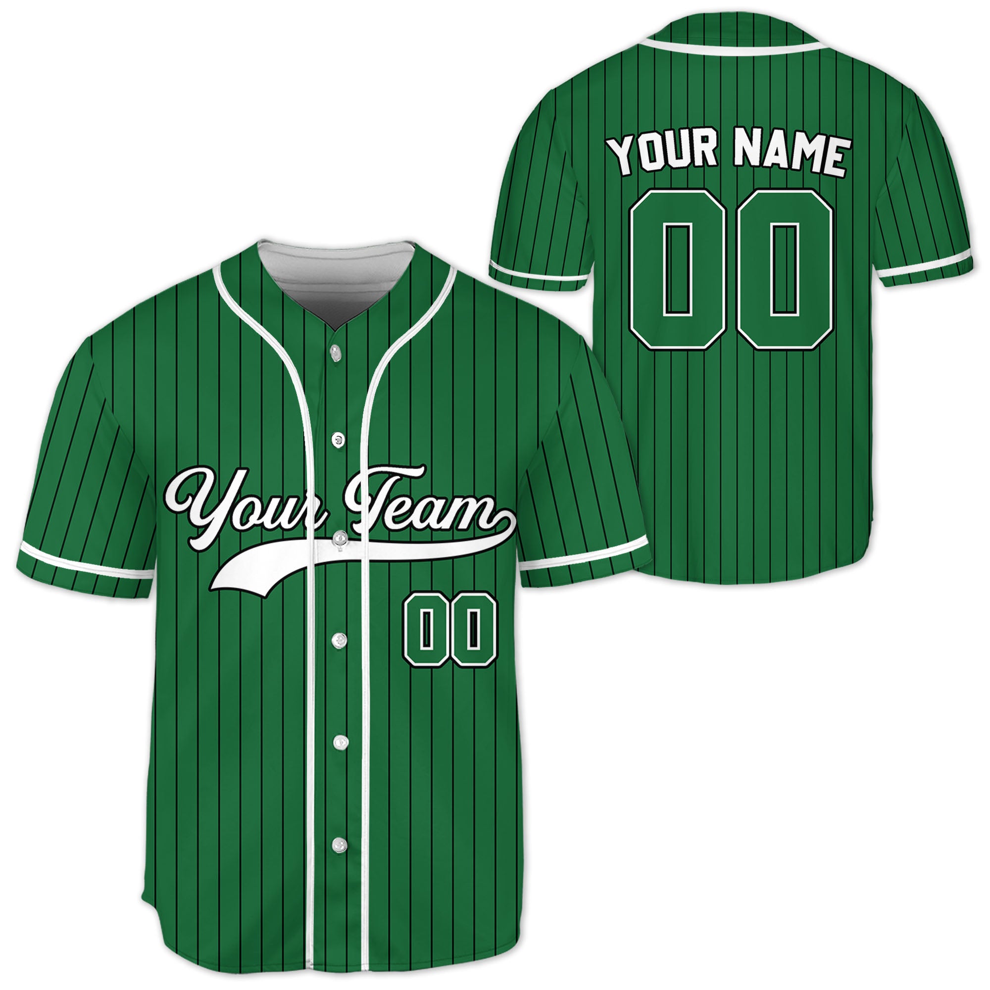Personalized-Team-Name-And-Number-Collection-Green-Striped