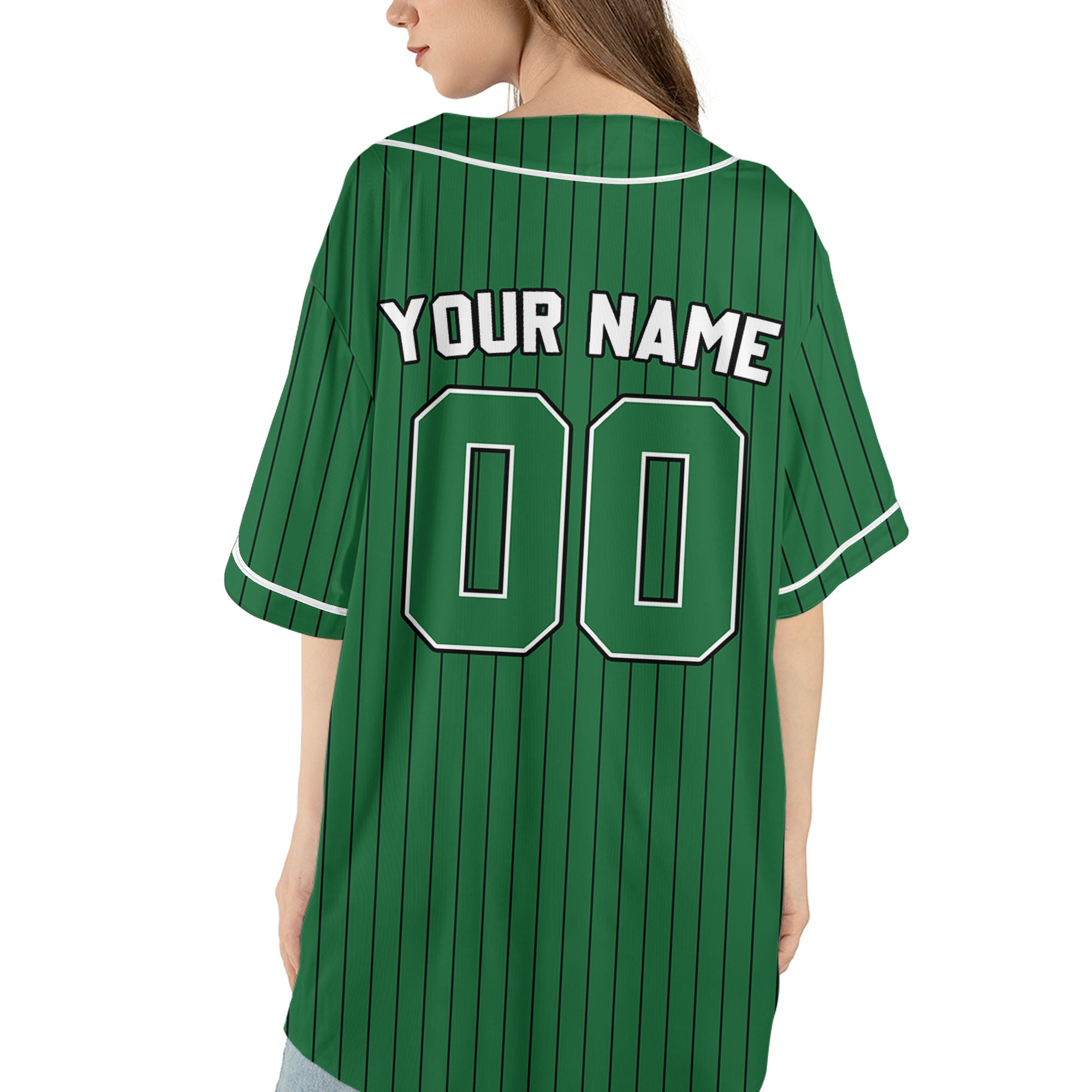 Personalized-Team-Name-And-Number-Collection-Green-Striped