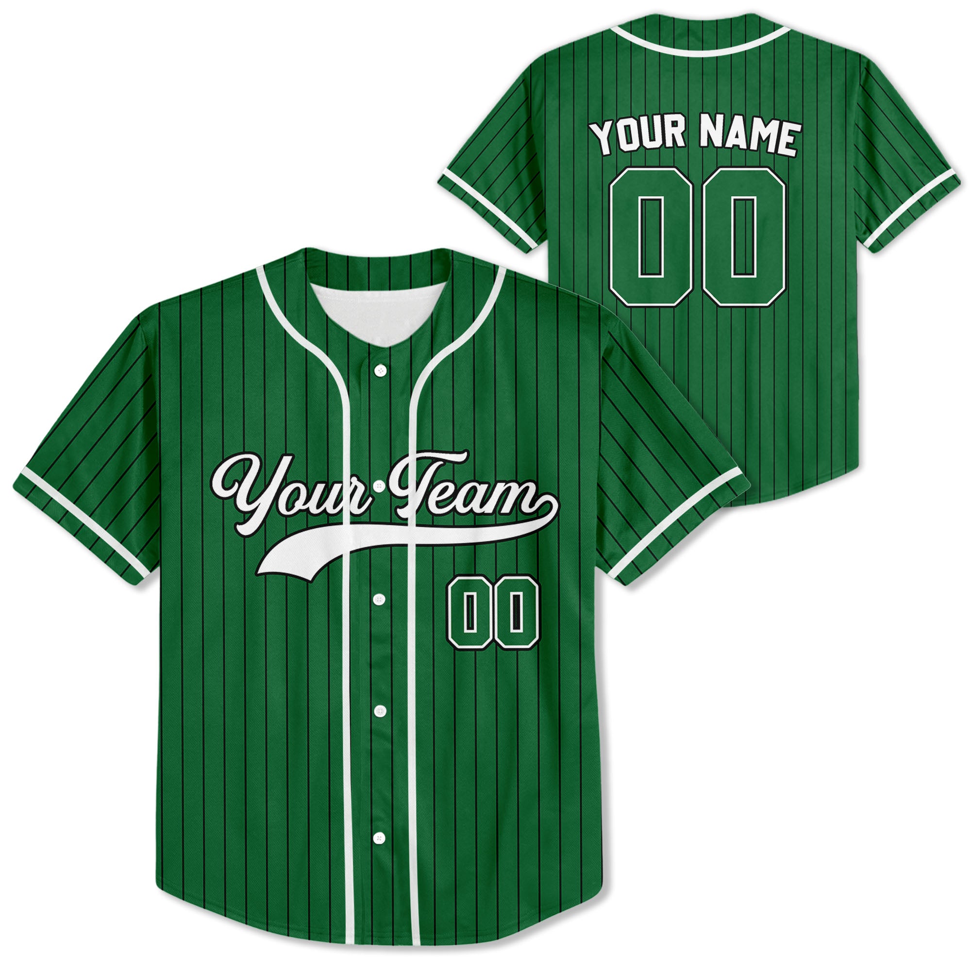 Personalized-Team-Name-And-Number-Collection-Green-Striped