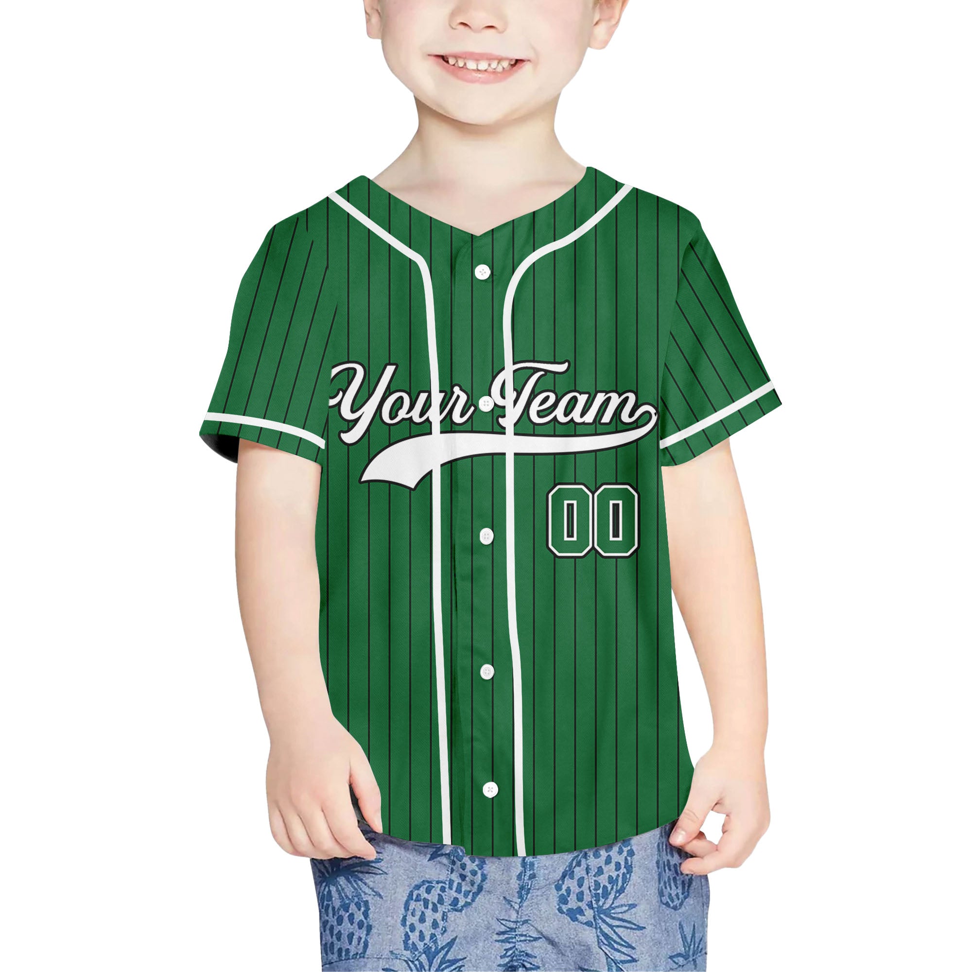 Personalized-Team-Name-And-Number-Collection-Green-Striped