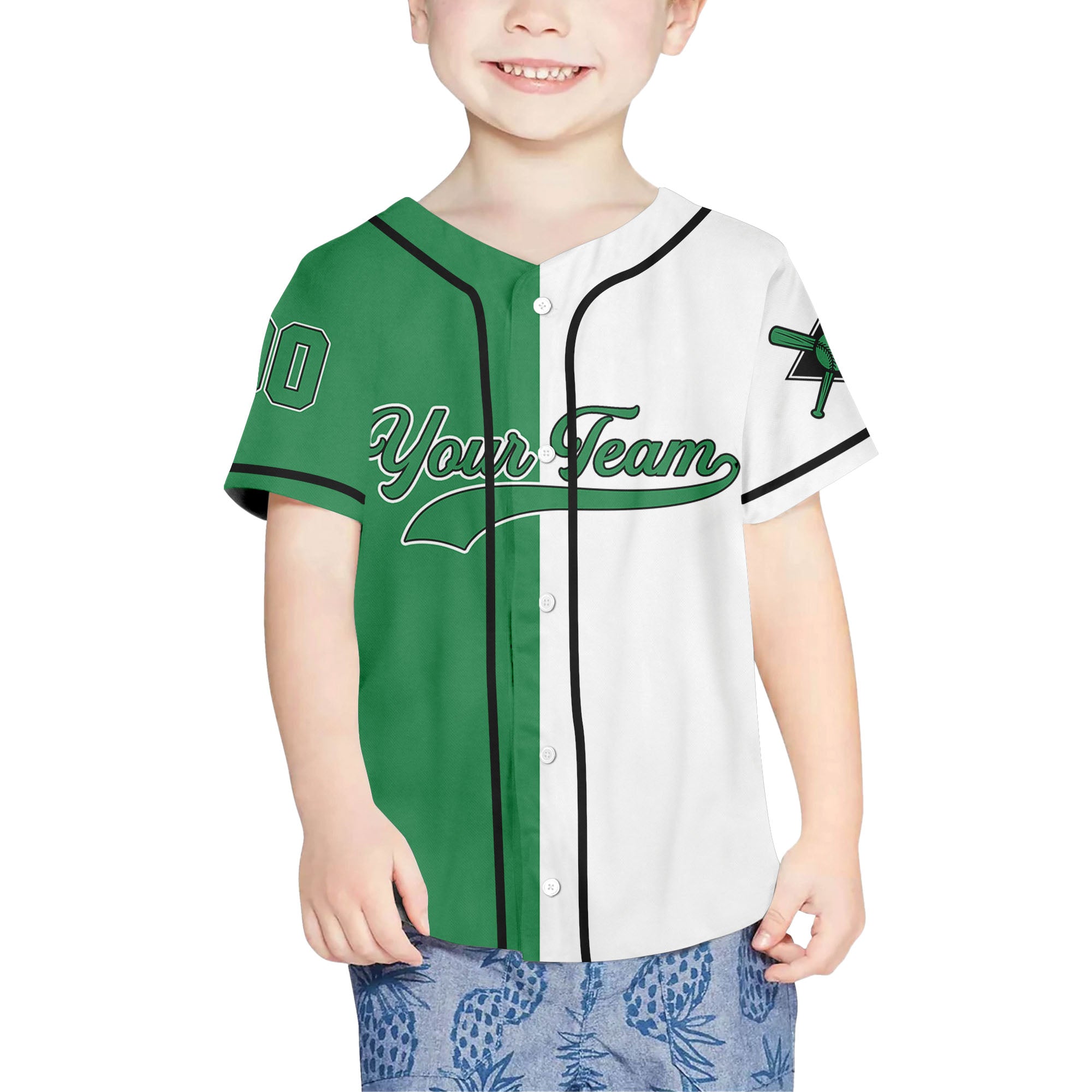 Personalized-Team-Name-And-Number-Collection-Green-White