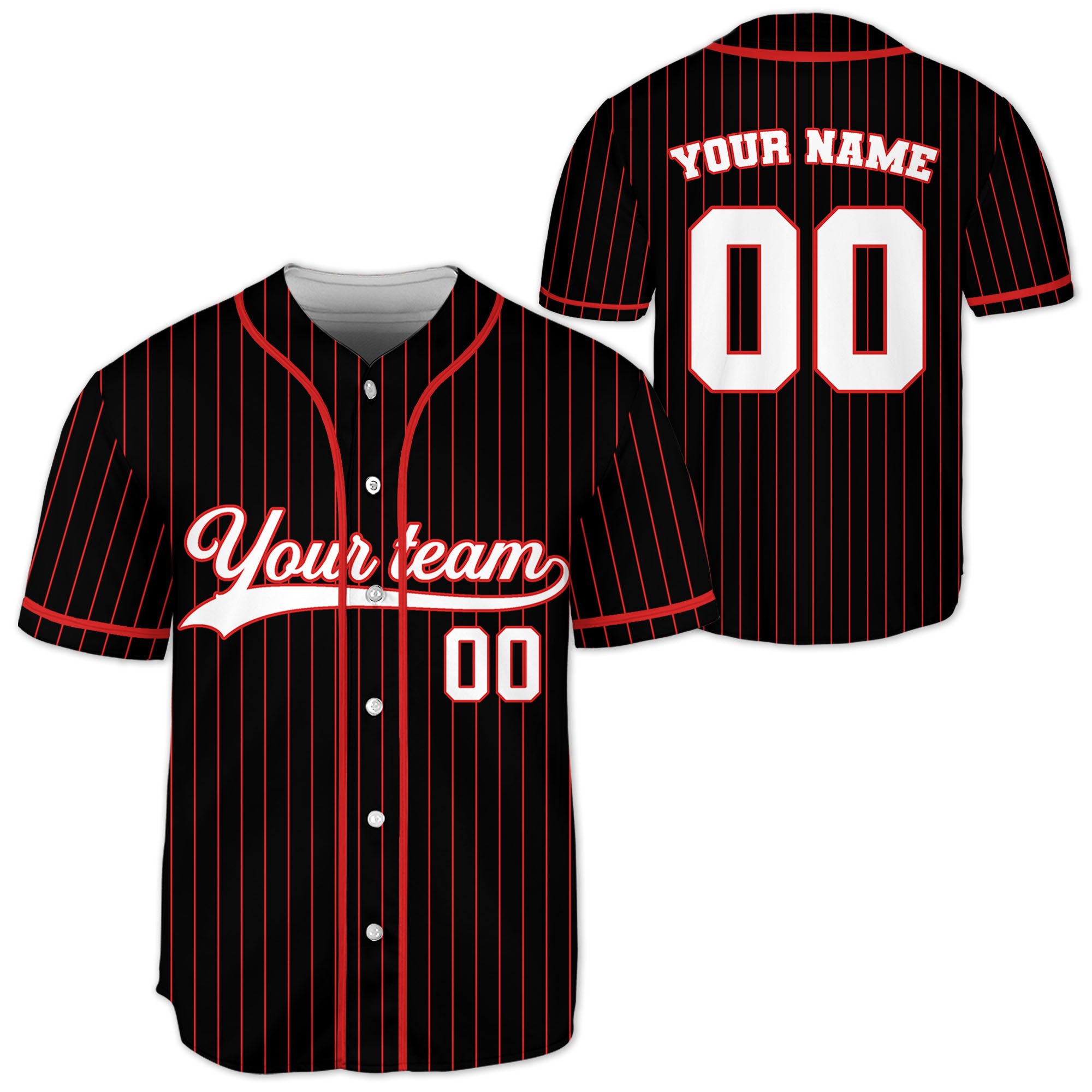 Personalized-Team-Name-And-Number-Collection-Lover-Black-Red