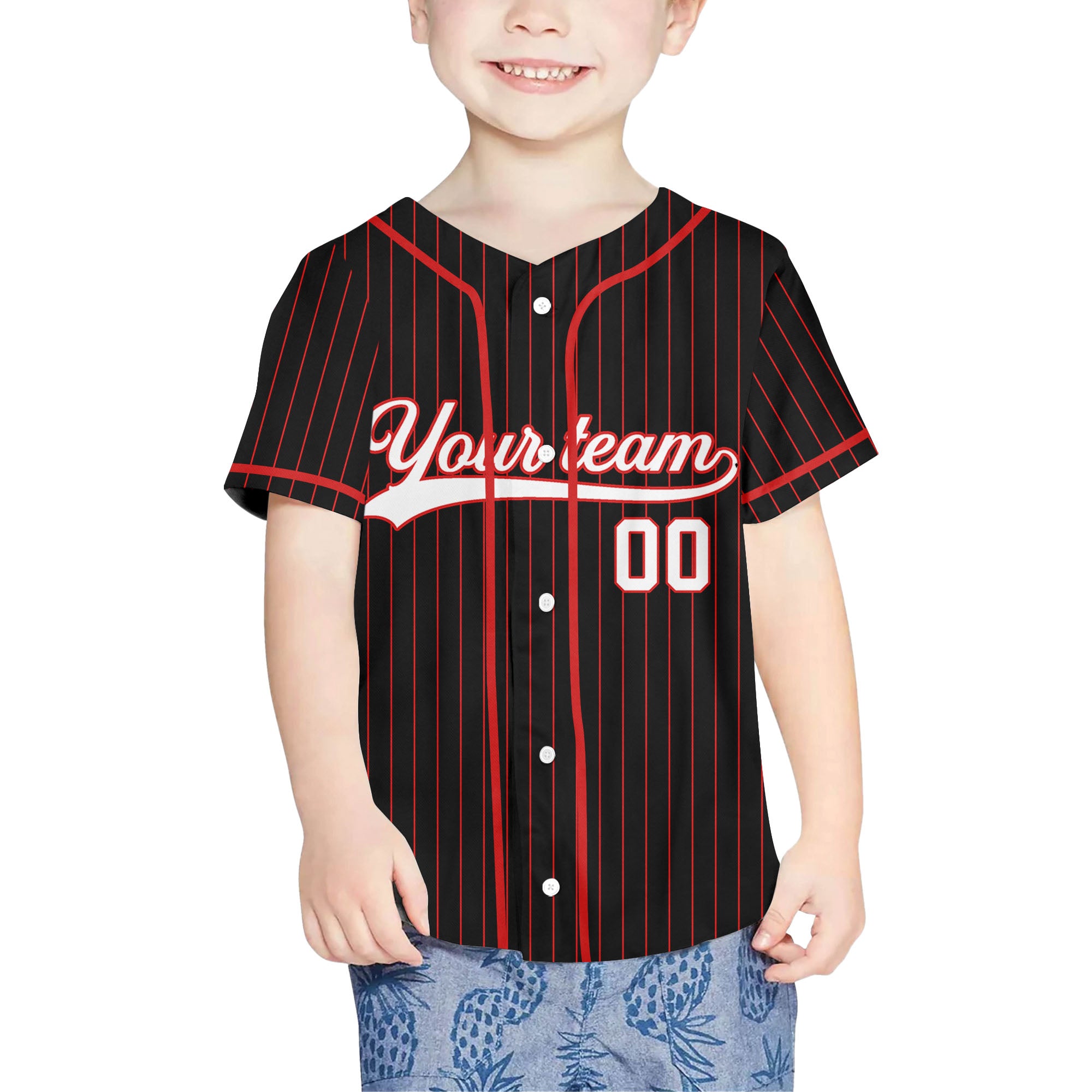 Personalized-Team-Name-And-Number-Collection-Lover-Black-Red