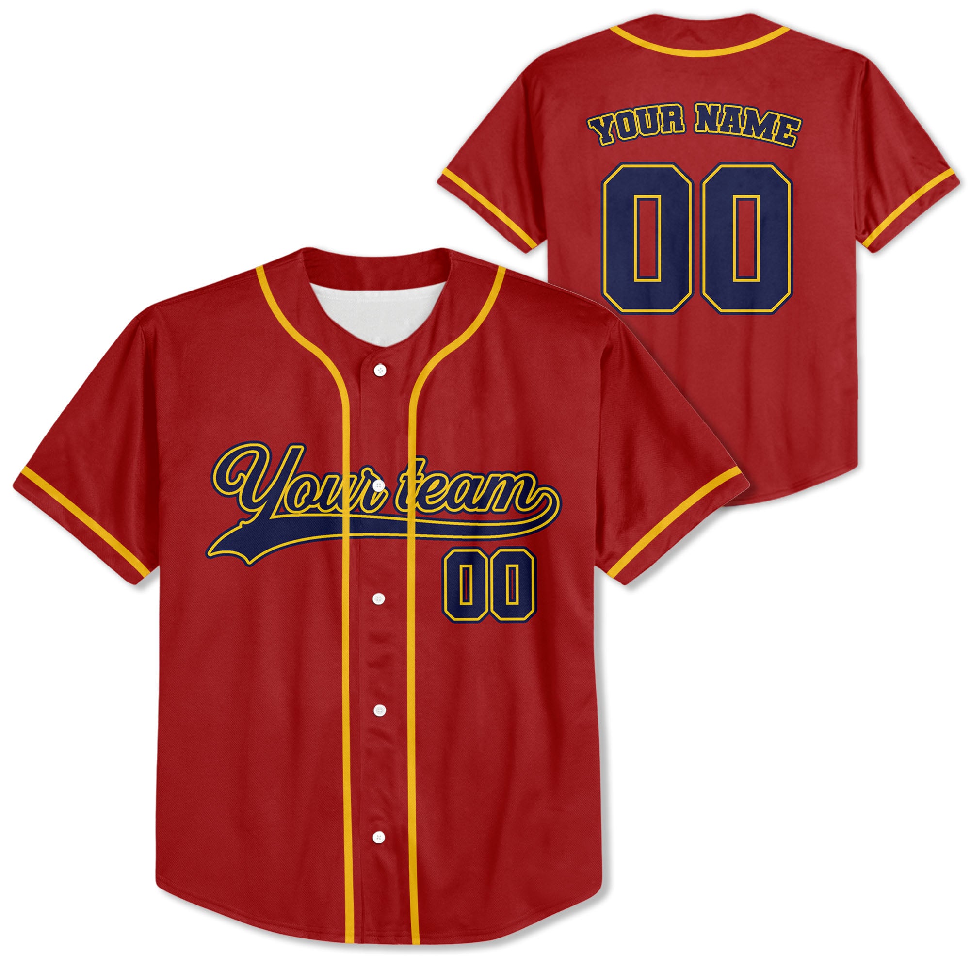 Personalized-Team-Name-And-Number-Collection-Lover-Red