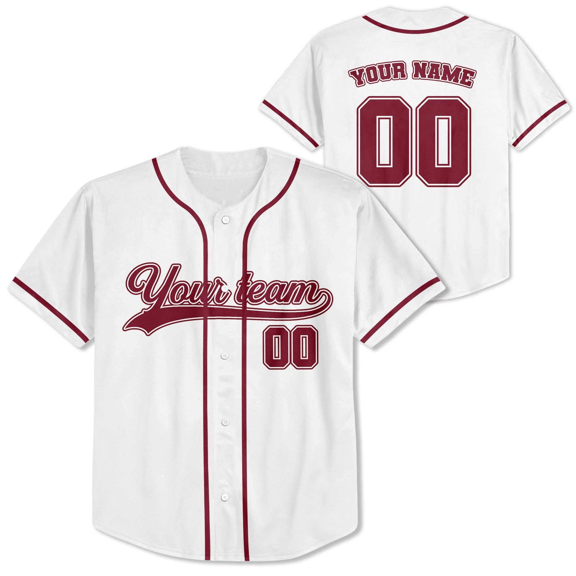 Personalized-Team-Name-And-Number-Collection-Lover-White