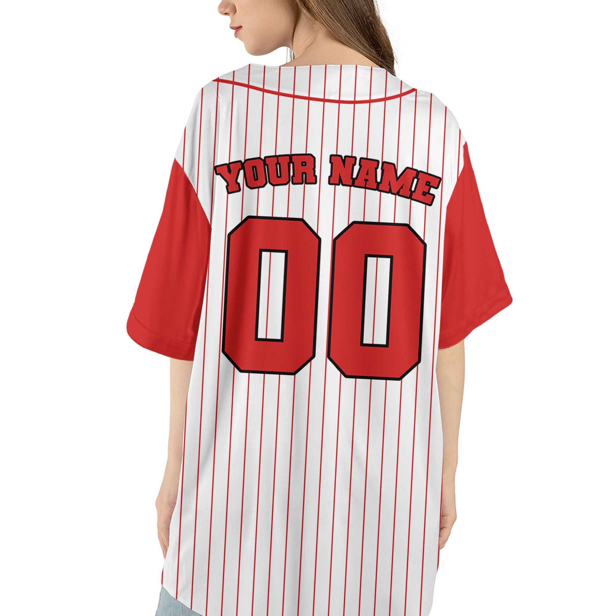 Personalized-Team-Name-And-Number-Collection-Lover-White-Red-Sleeve